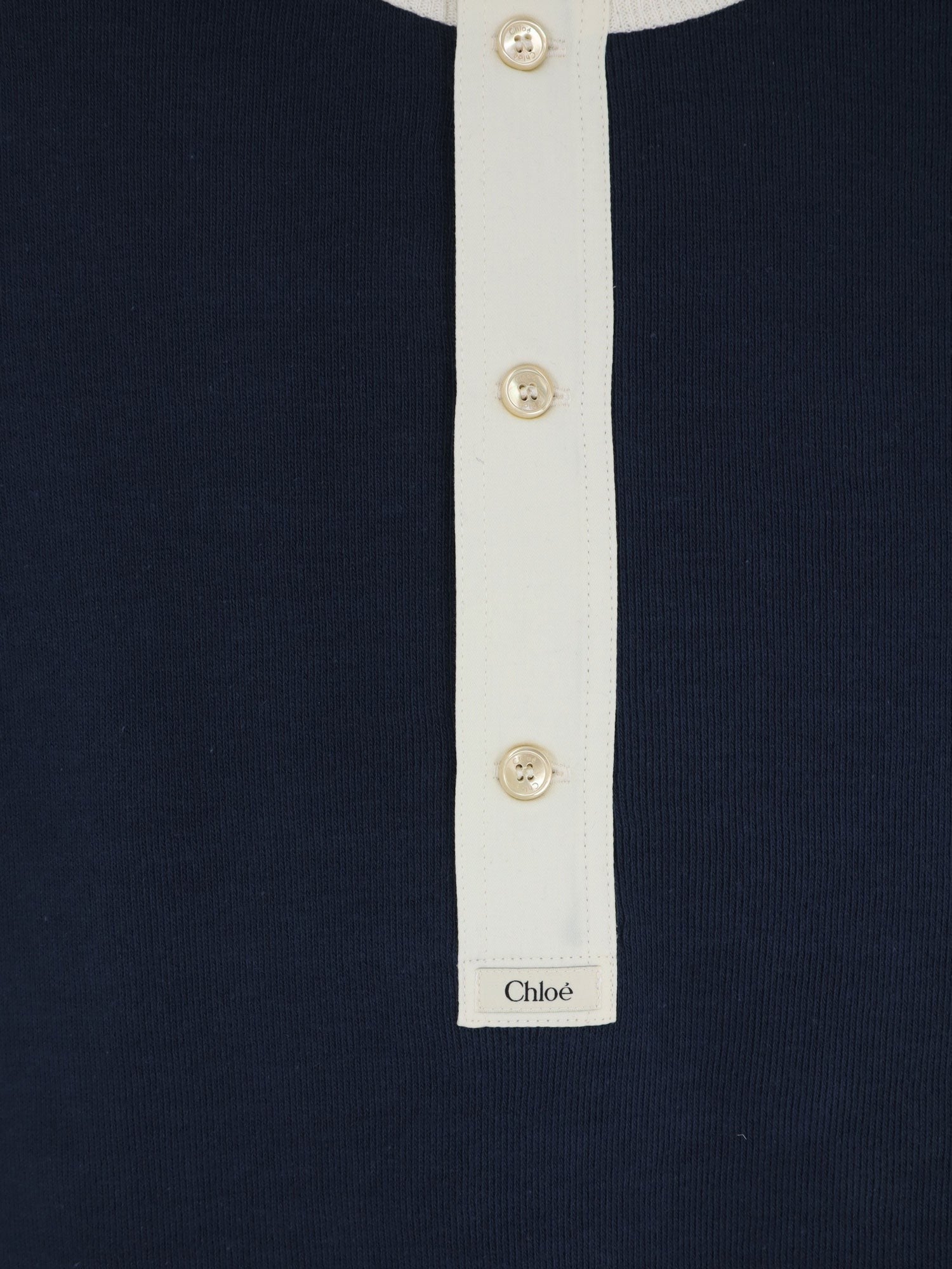 CHLOÉ - Woman - Blue - Knit Sweater