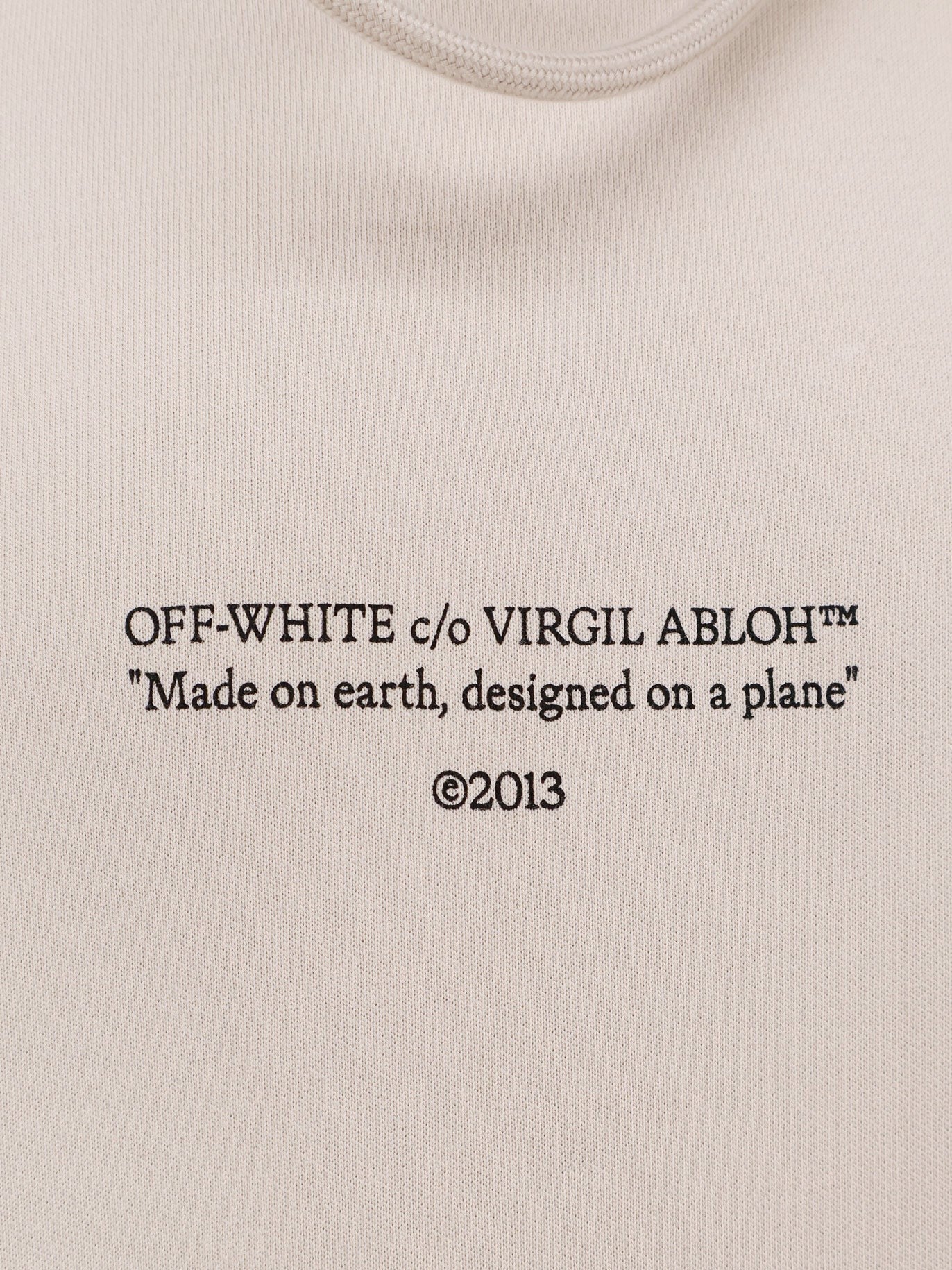 Off White - Man - Beige - Sweatshirt