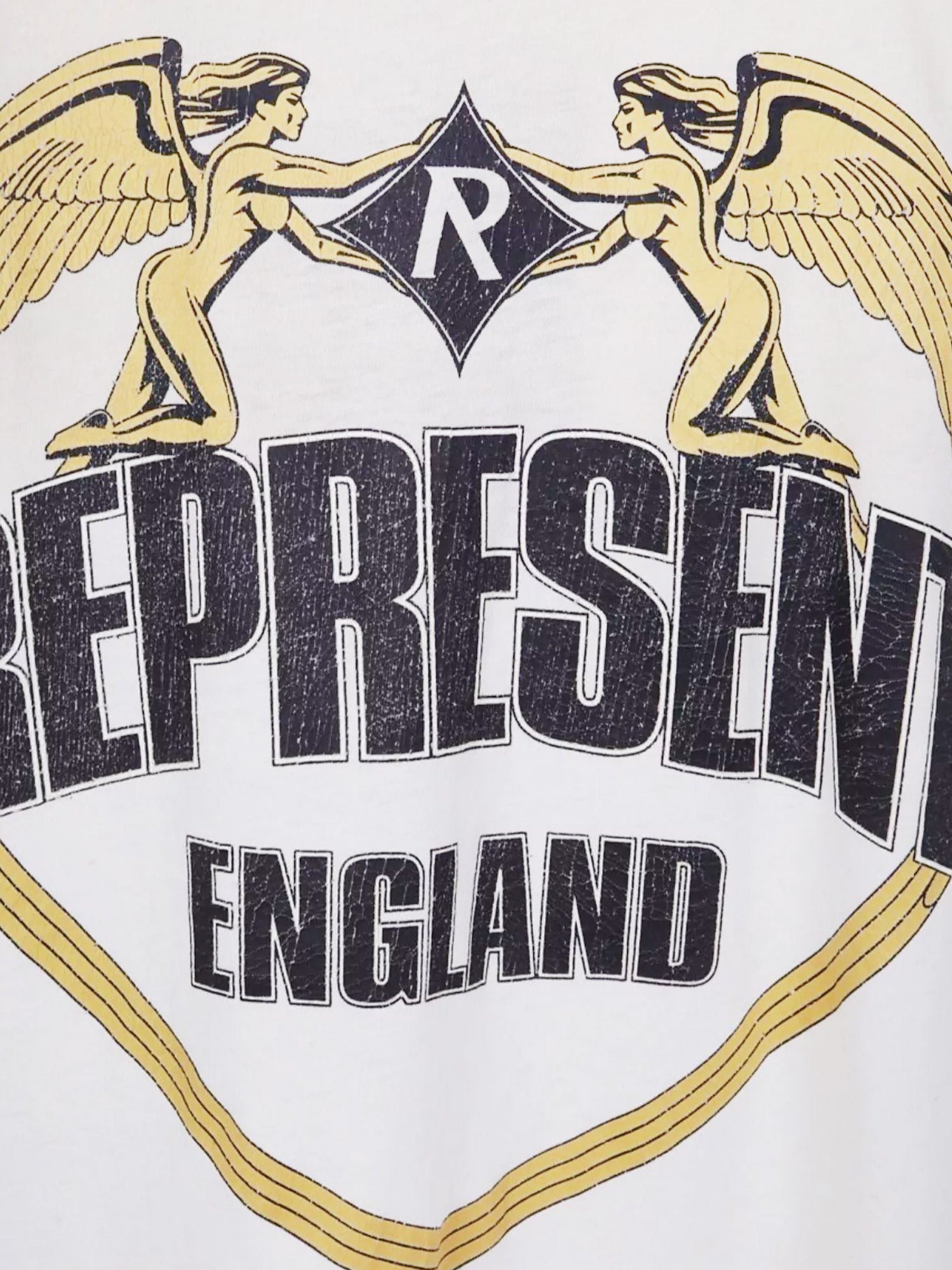 Represent - Férfi - Mosott Ekru - Póló