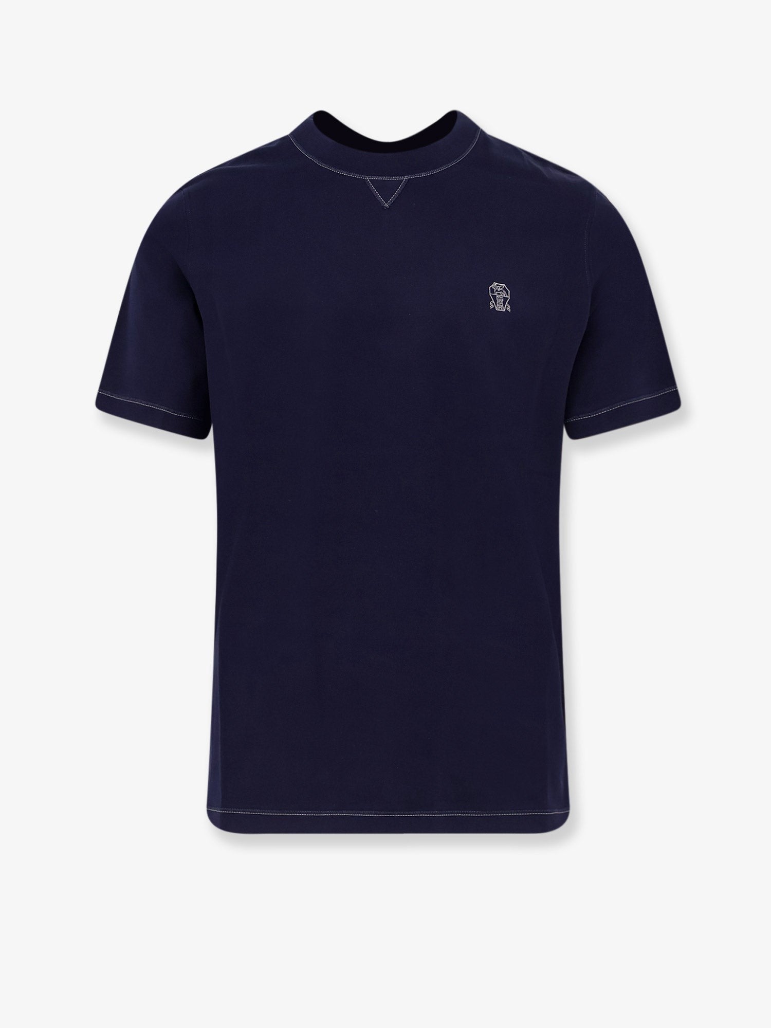 Brunello Cucinelli - Man - Cobalto Grigio Medio - T-shirt