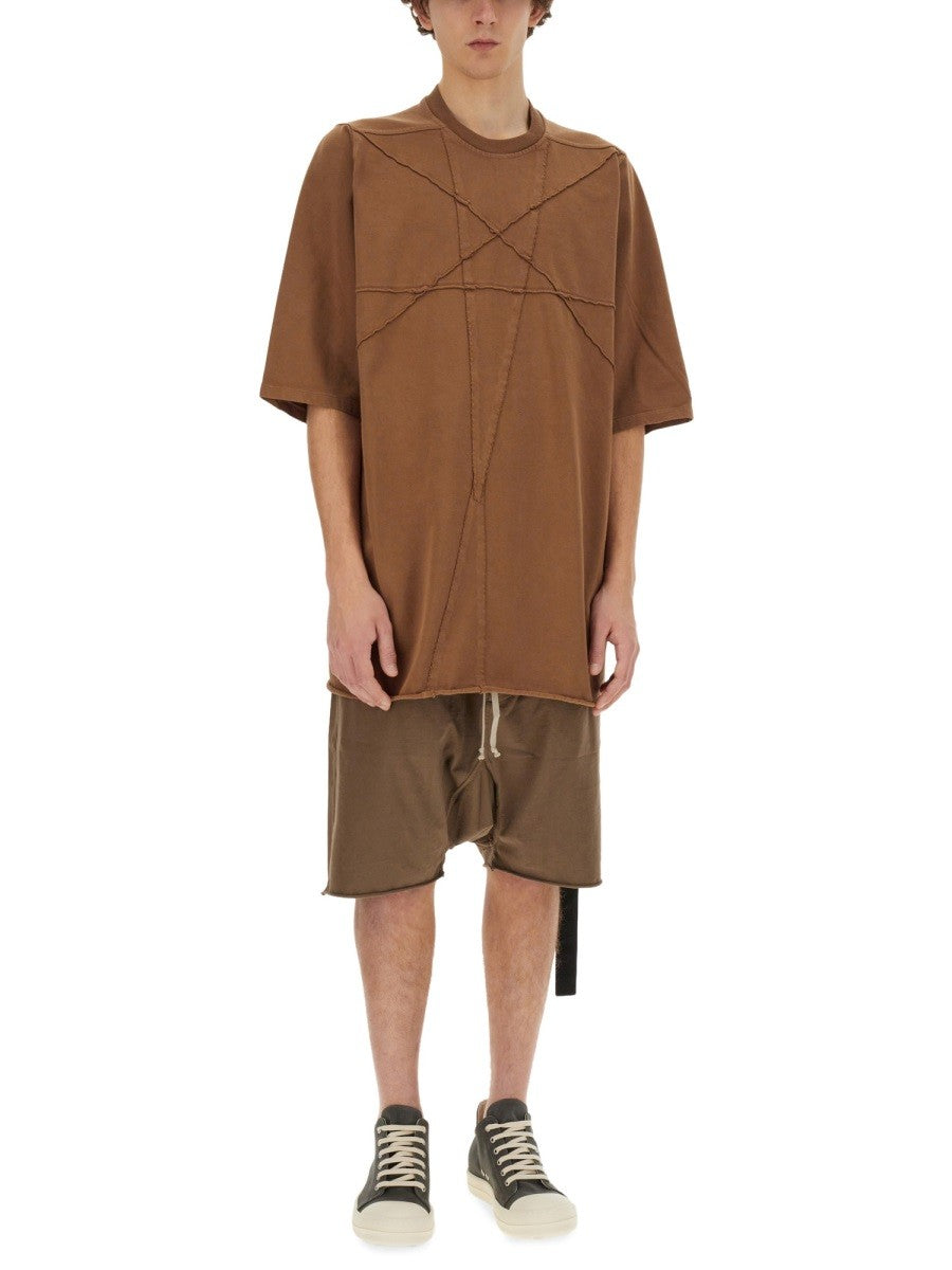RICK OWENS DRKSHDW - Férfi - Barna - Póló