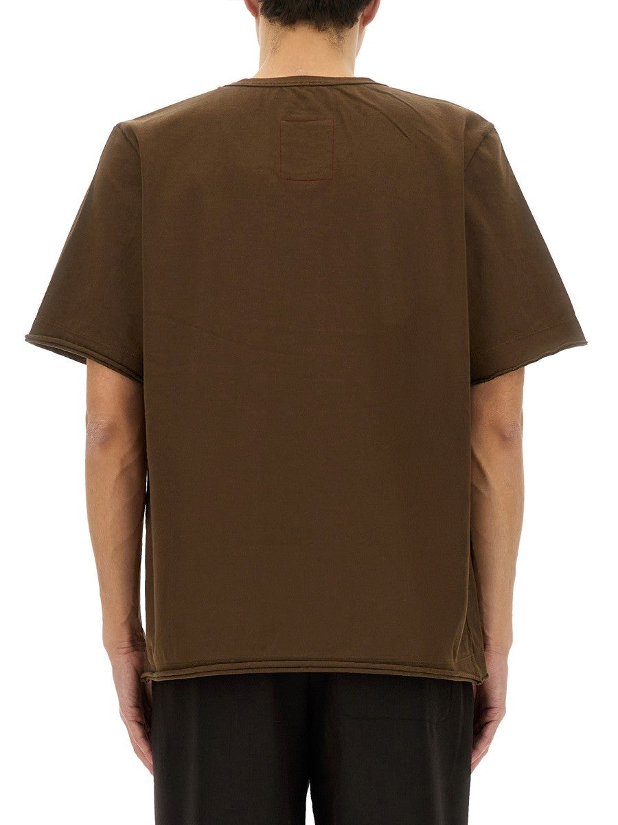 UMA WANG - Man - Brown - T-shirt