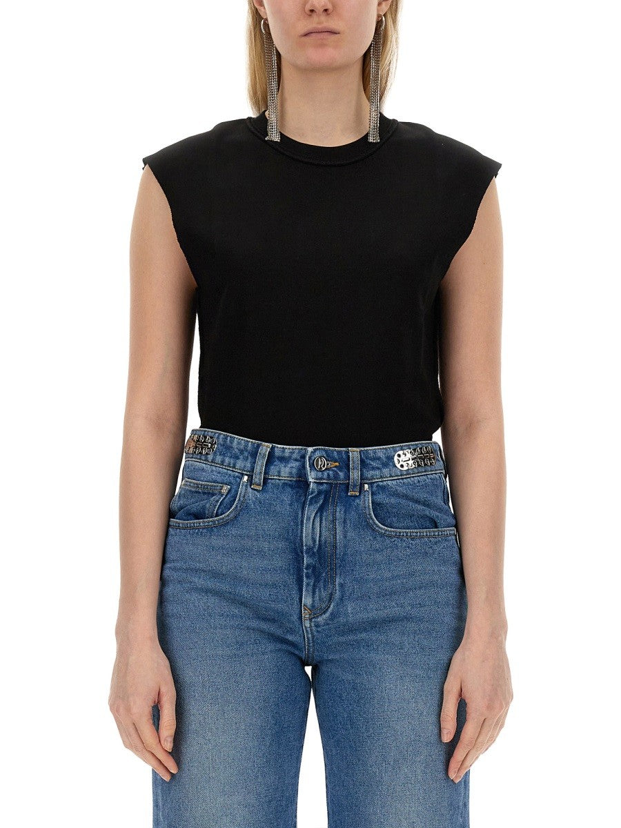 RABANNE - Woman - Black - T-shirt
