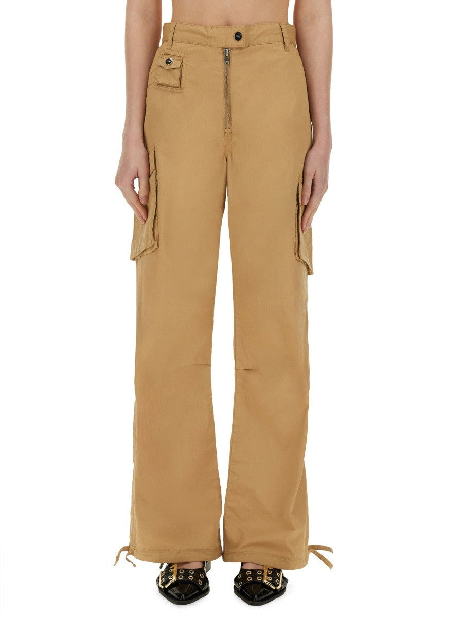 GANNI - Woman - Beige - Pants