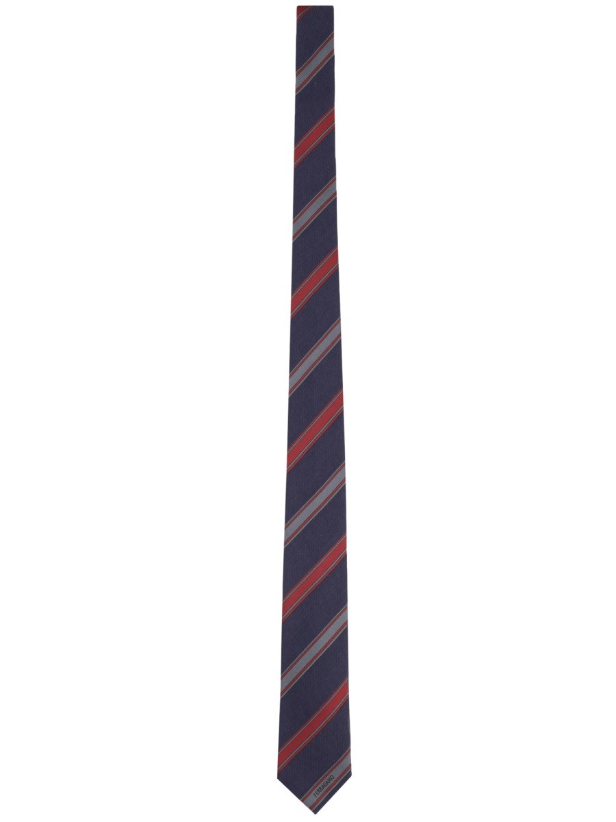 Ferragamo - Férfi - Kék - Nyakkendő