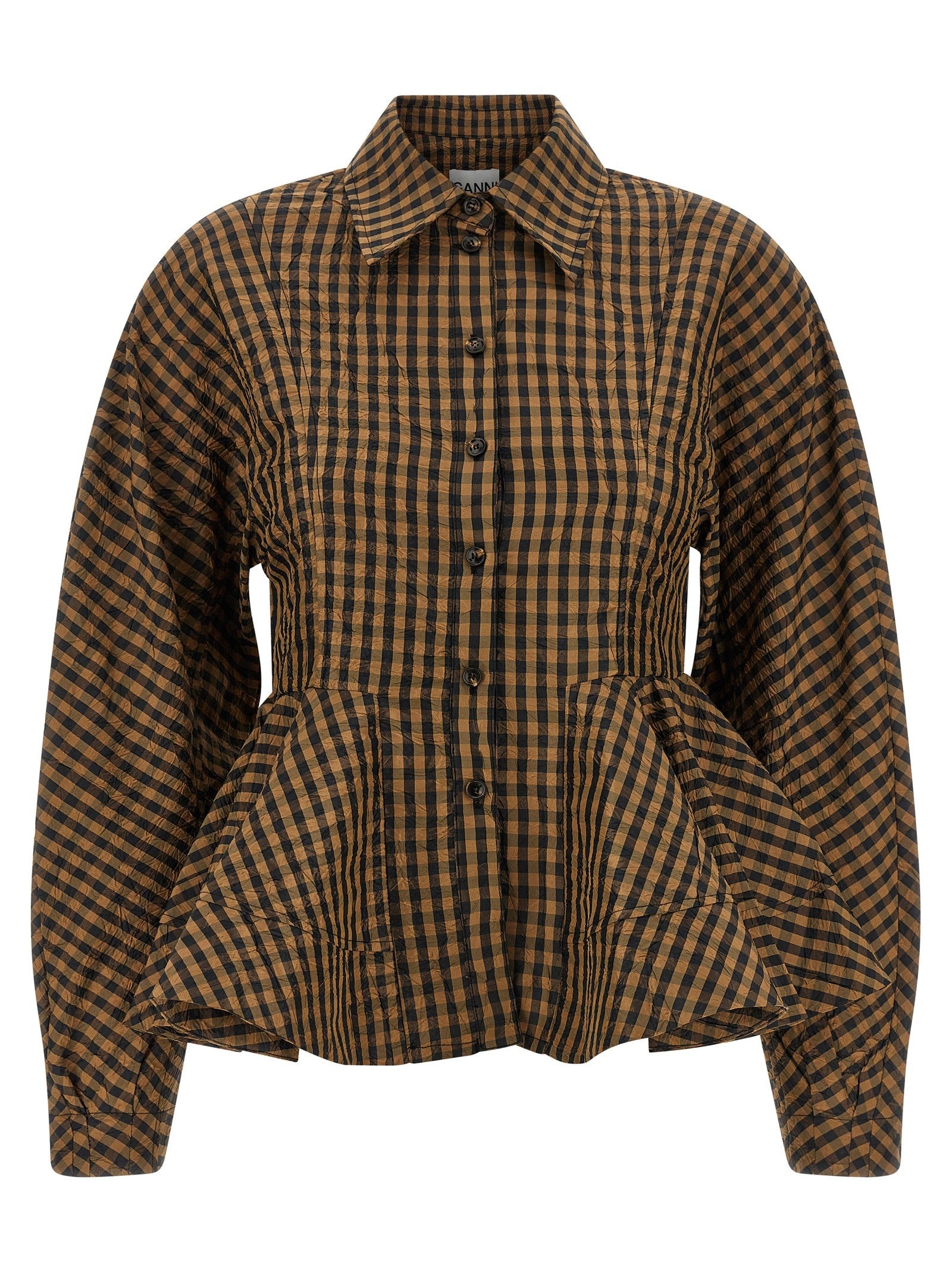 GANNI - nan - Brown - Shirt