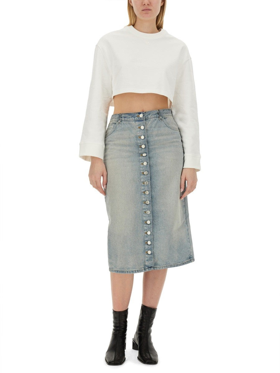 COURREGES - Woman - White - Sweatshirt