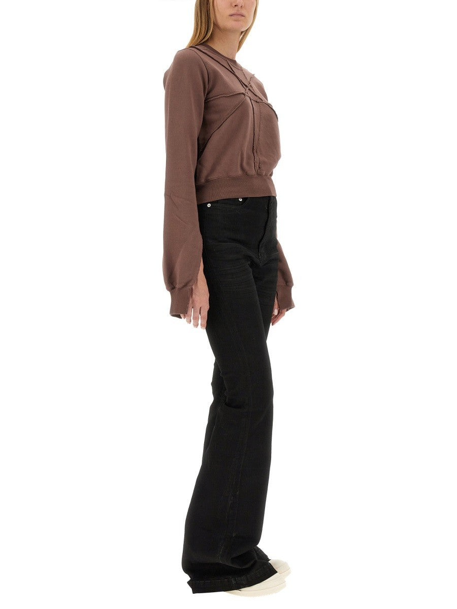 RICK OWENS DRKSHDW - Woman - Brown - Sweatshirt