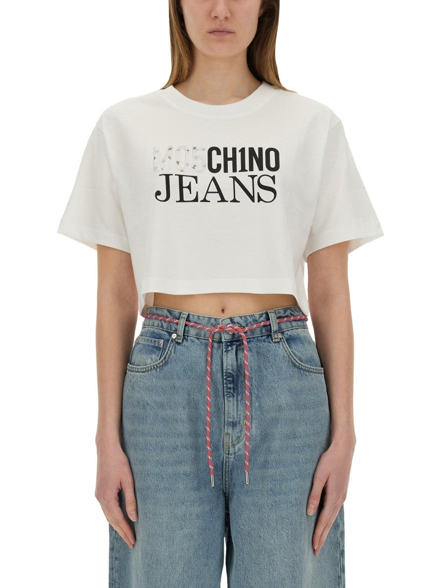 MOSCHINO JEANS - Woman - White - T-shirt
