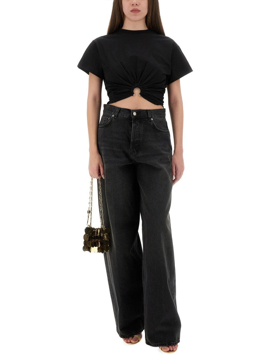 RABANNE - Woman - Black - T-shirt