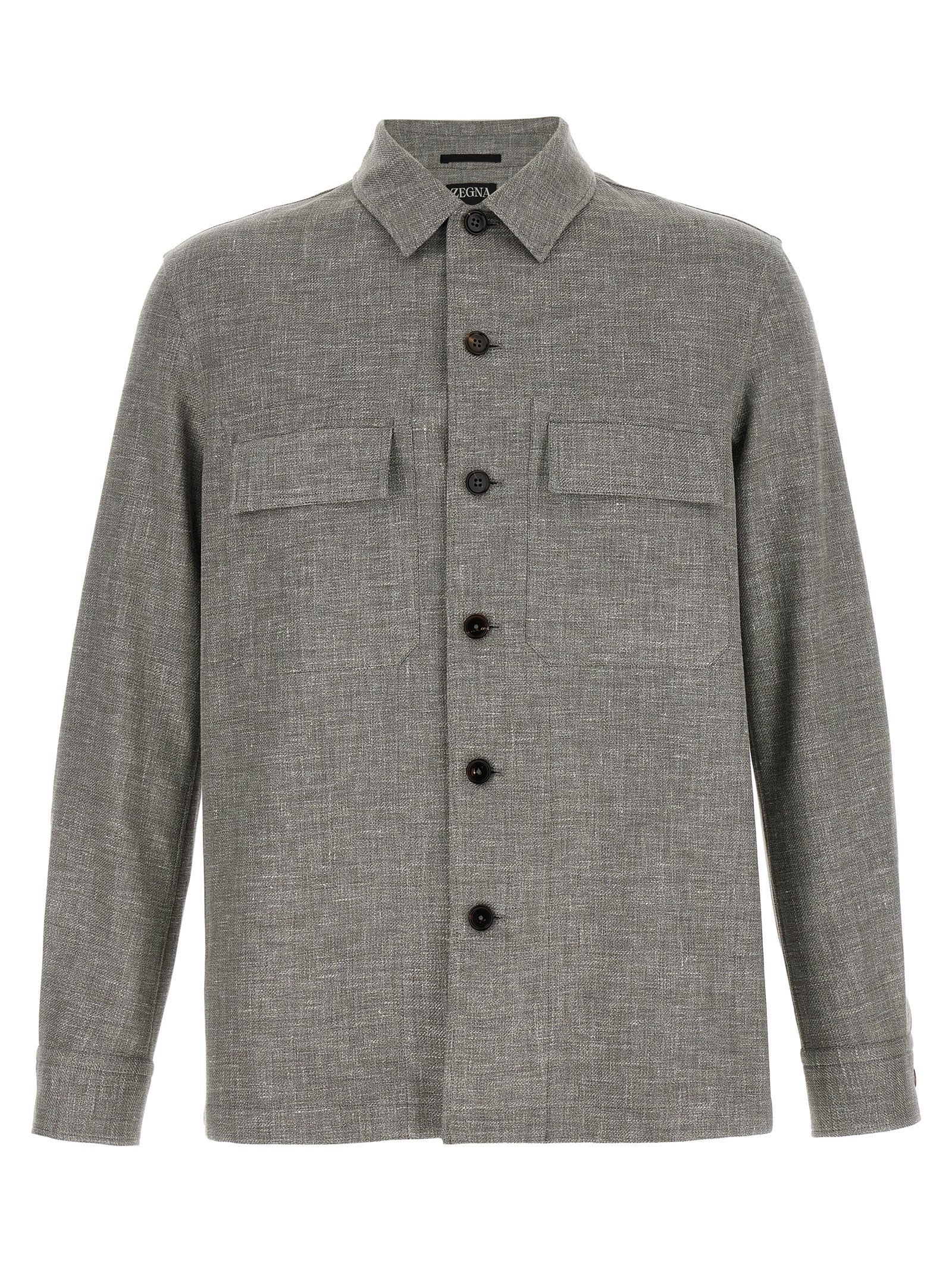 Zegna - nan - Beige - Shirt