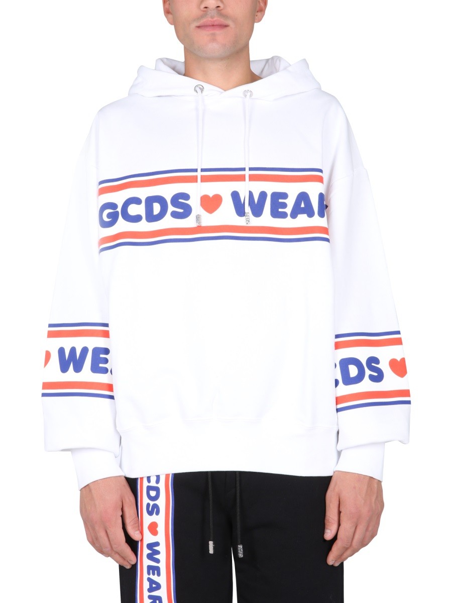 gcds - Man - White - Sweatshirt