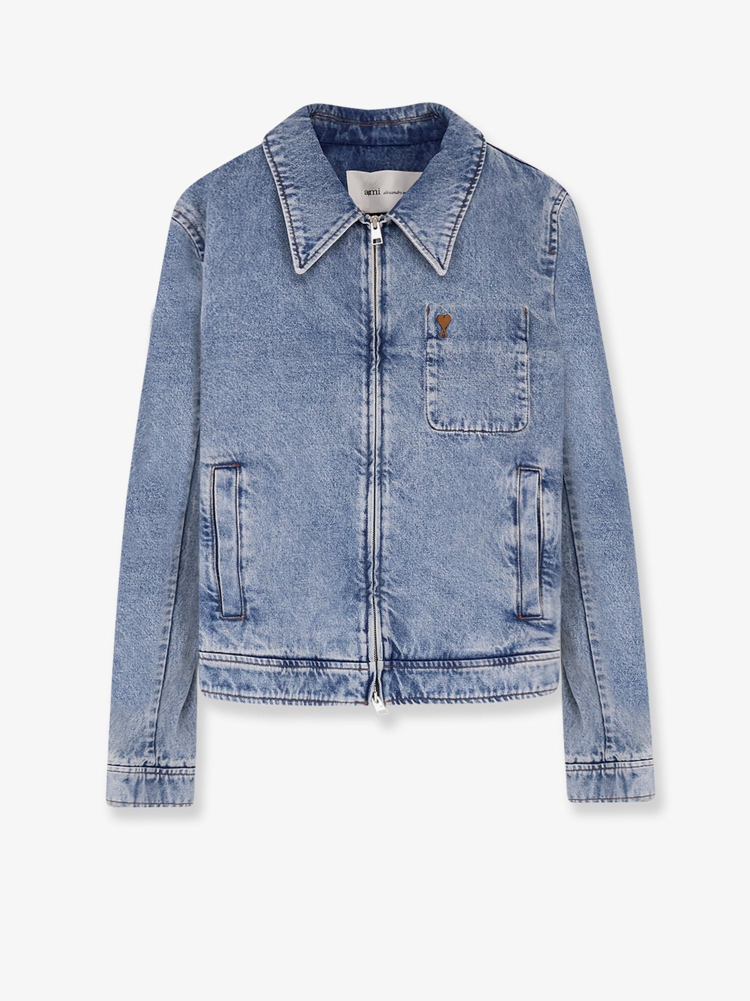 AMI PARIS - Man - Bleu Used - Denim Jacket