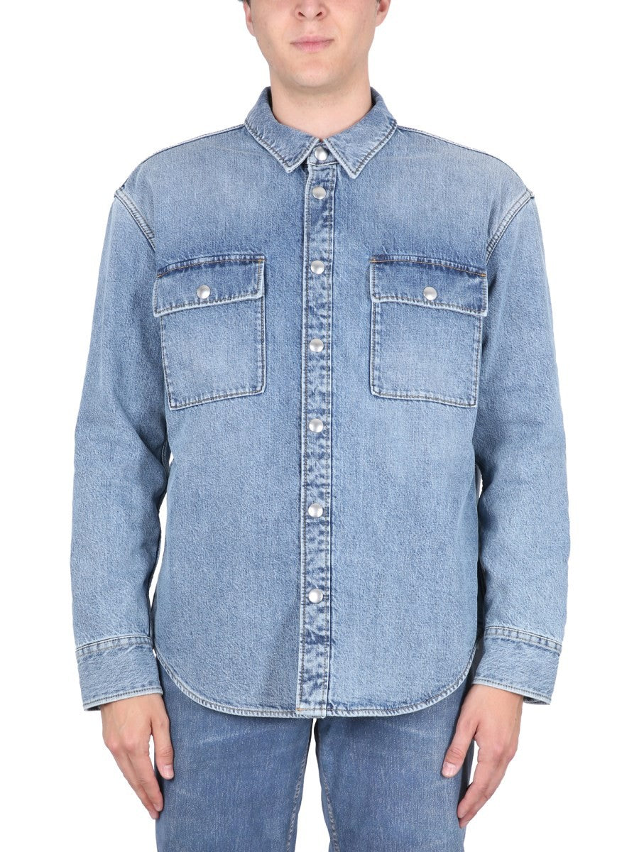 Bottega Veneta - Man - Blue - Shirt