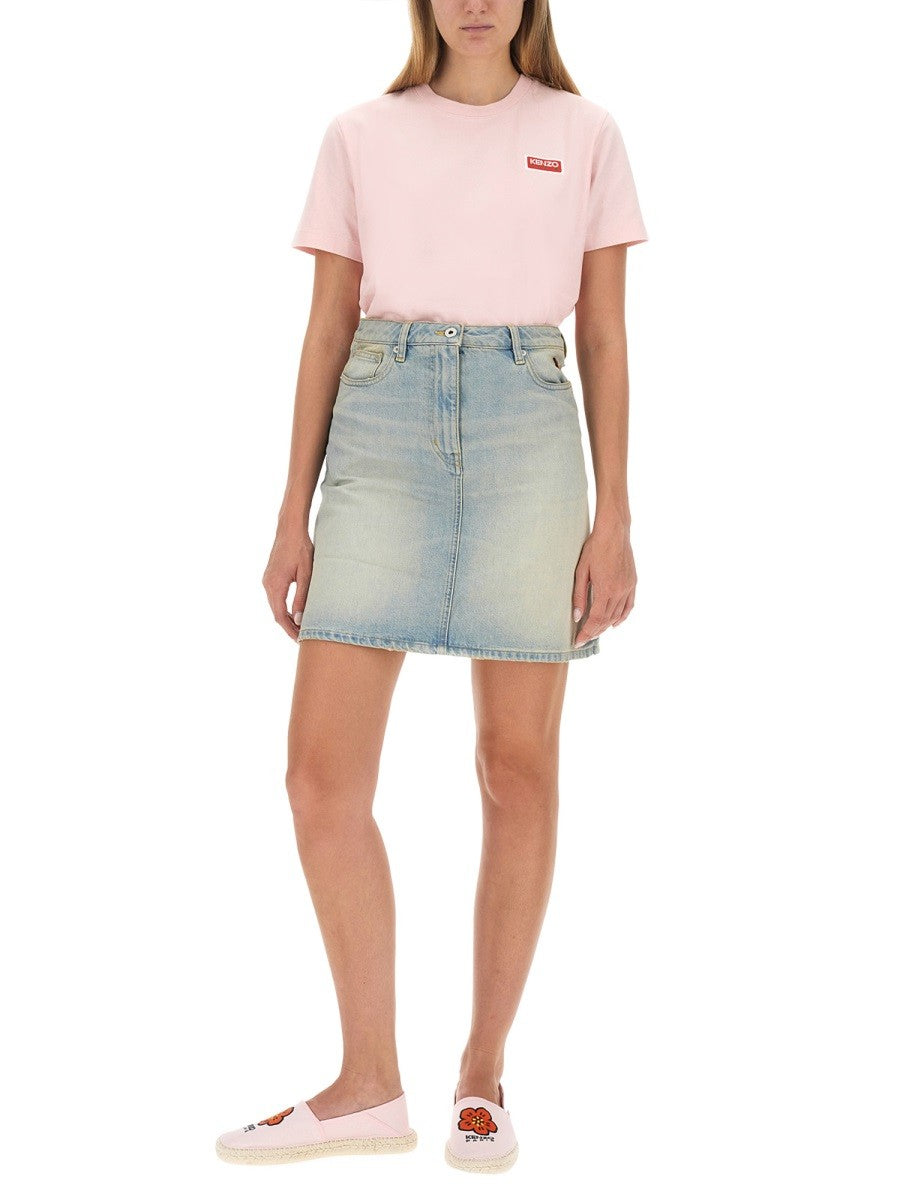 Kenzo - Woman - Blue - Skirt