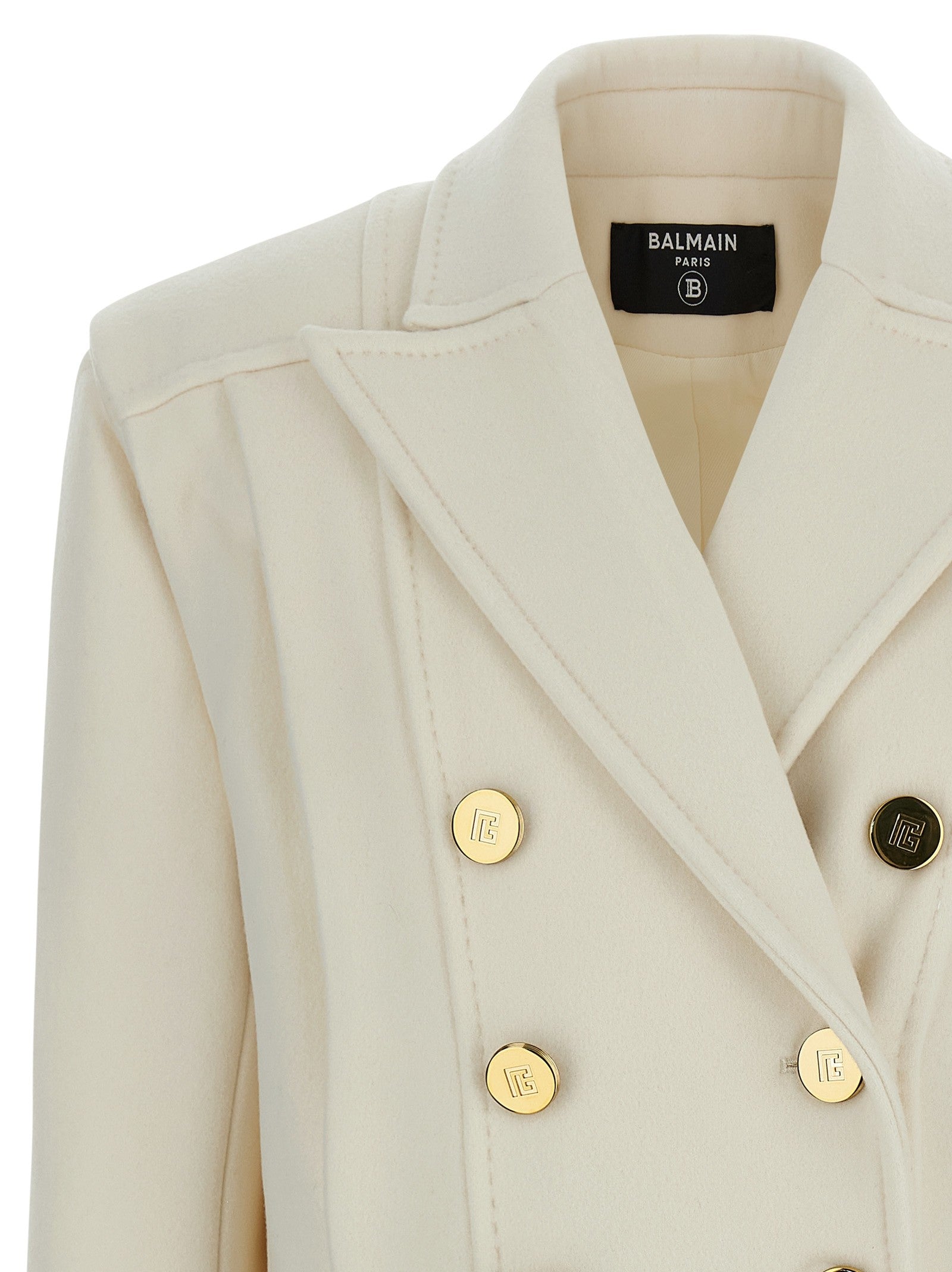 Balmain - nan - White - Coat