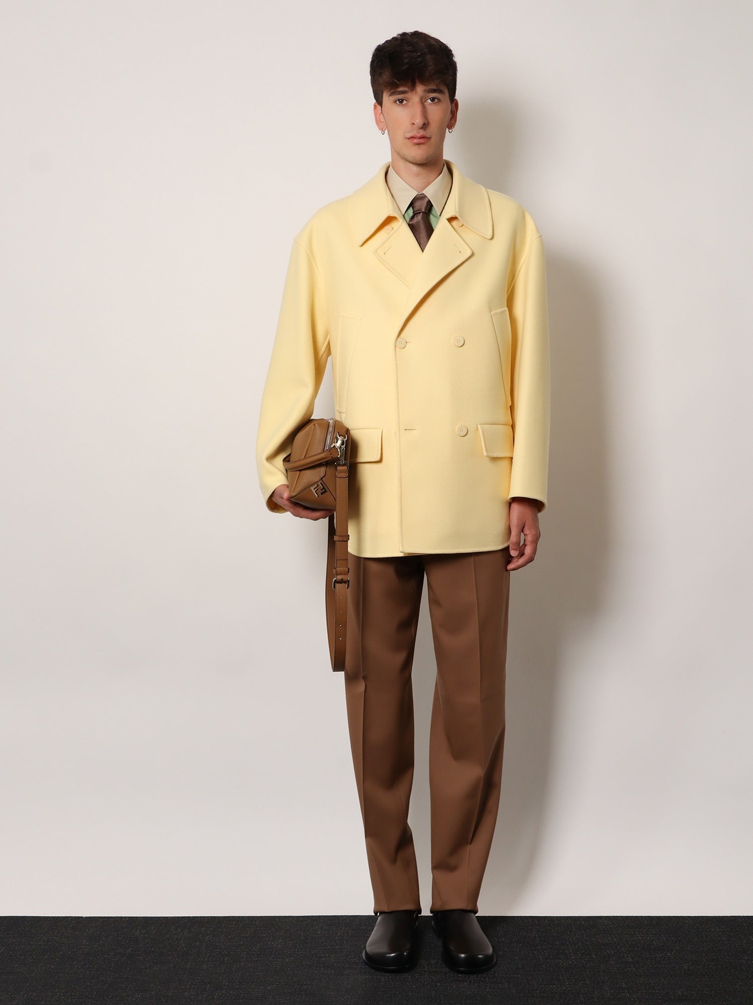 Fendi - Man - Yellow - Coat