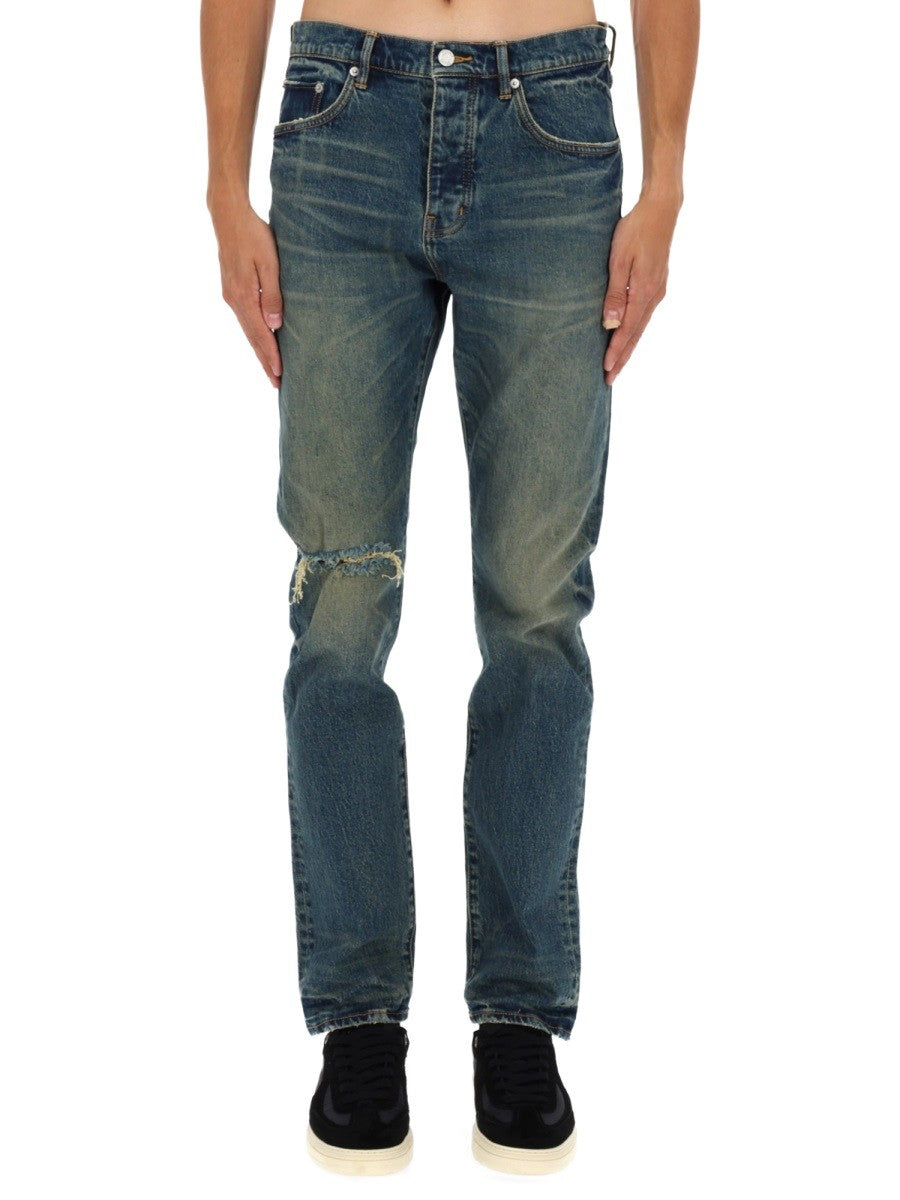 PURPLE BRAND - Férfi - Kék - Farmer