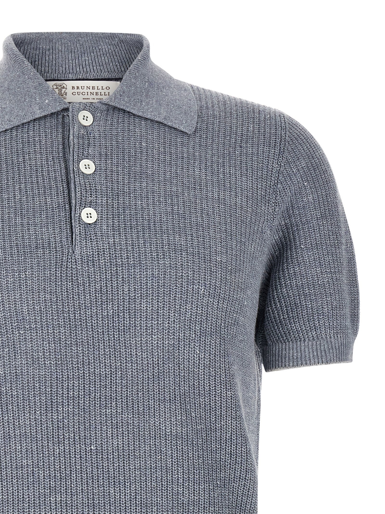 Brunello Cucinelli - nan - Blue - Polo Shirt