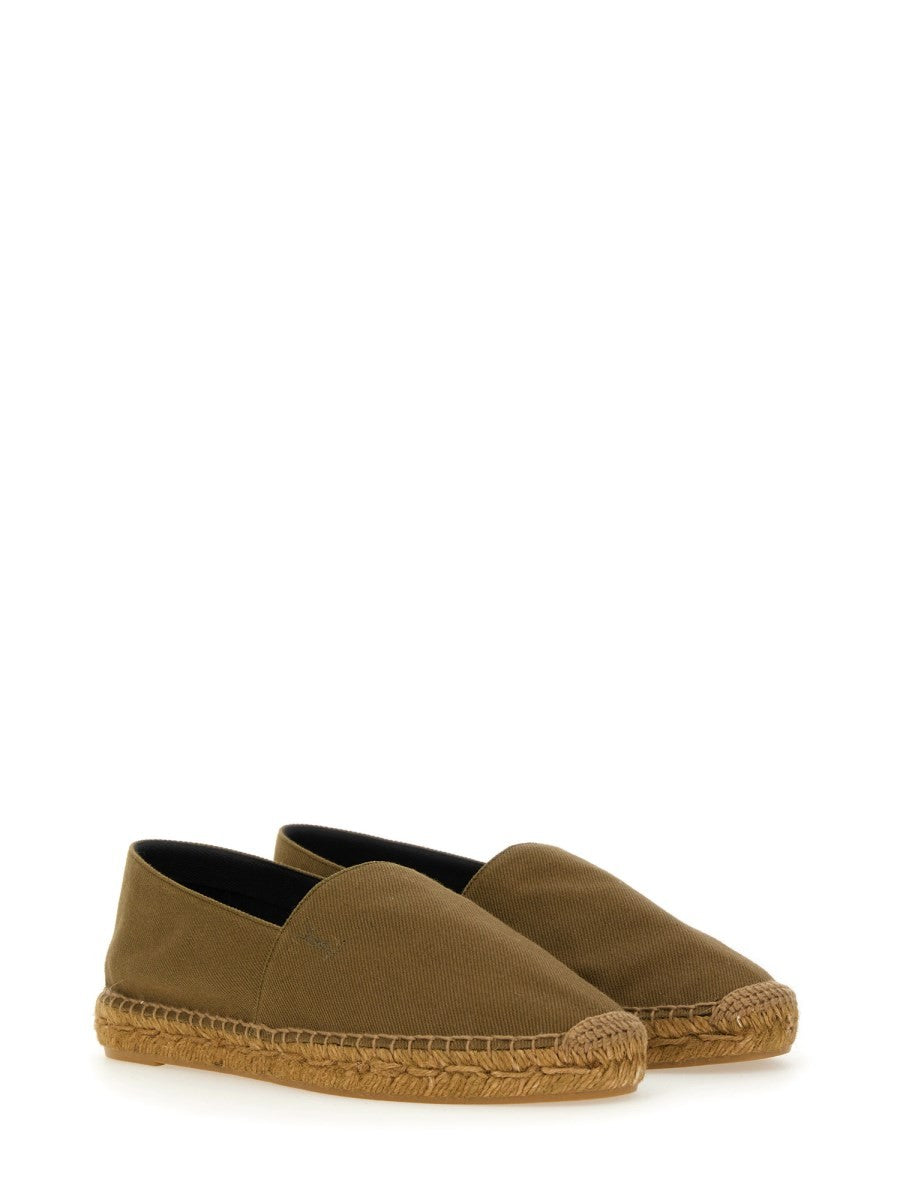 Saint Laurent - Női - Zöld - Lapos cipő
