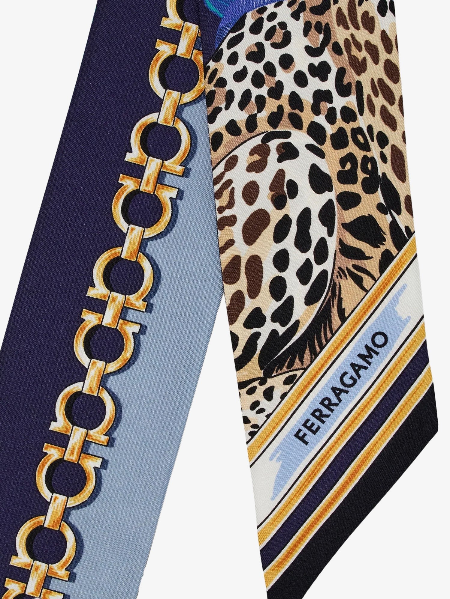 Ferragamo - Woman - Blue - Scarf