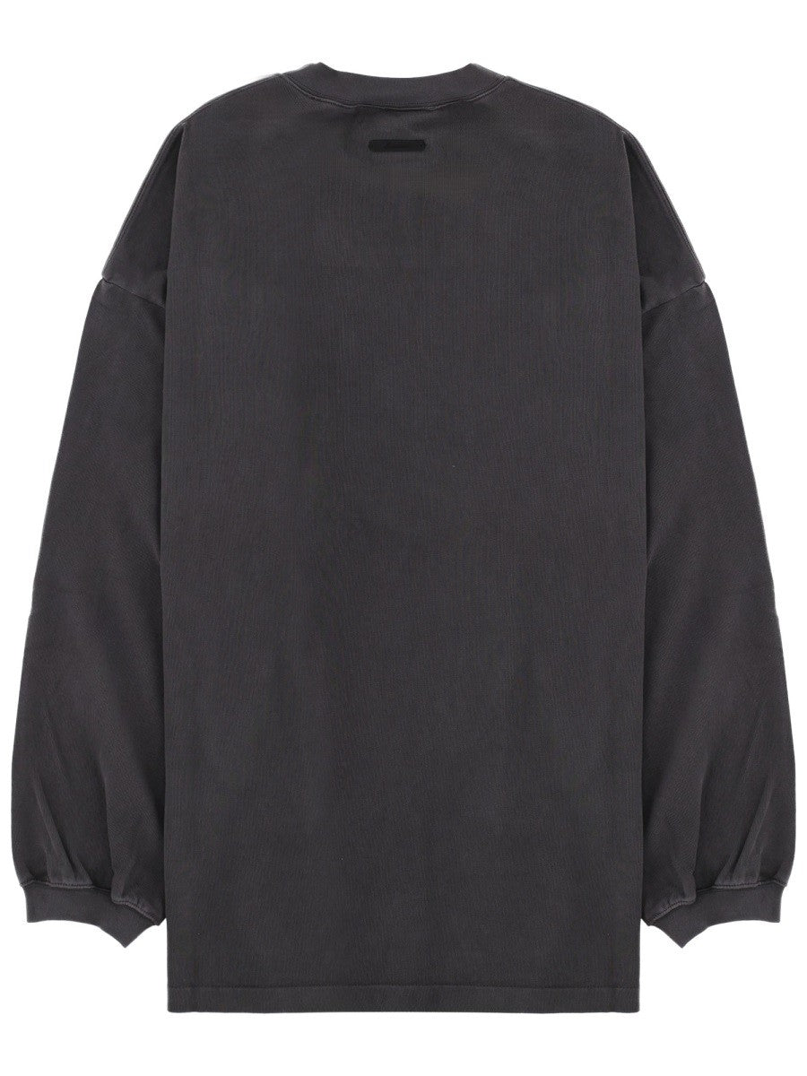 FEAR OF GOD ESSENTIALS - Man - Black - Sweatshirt
