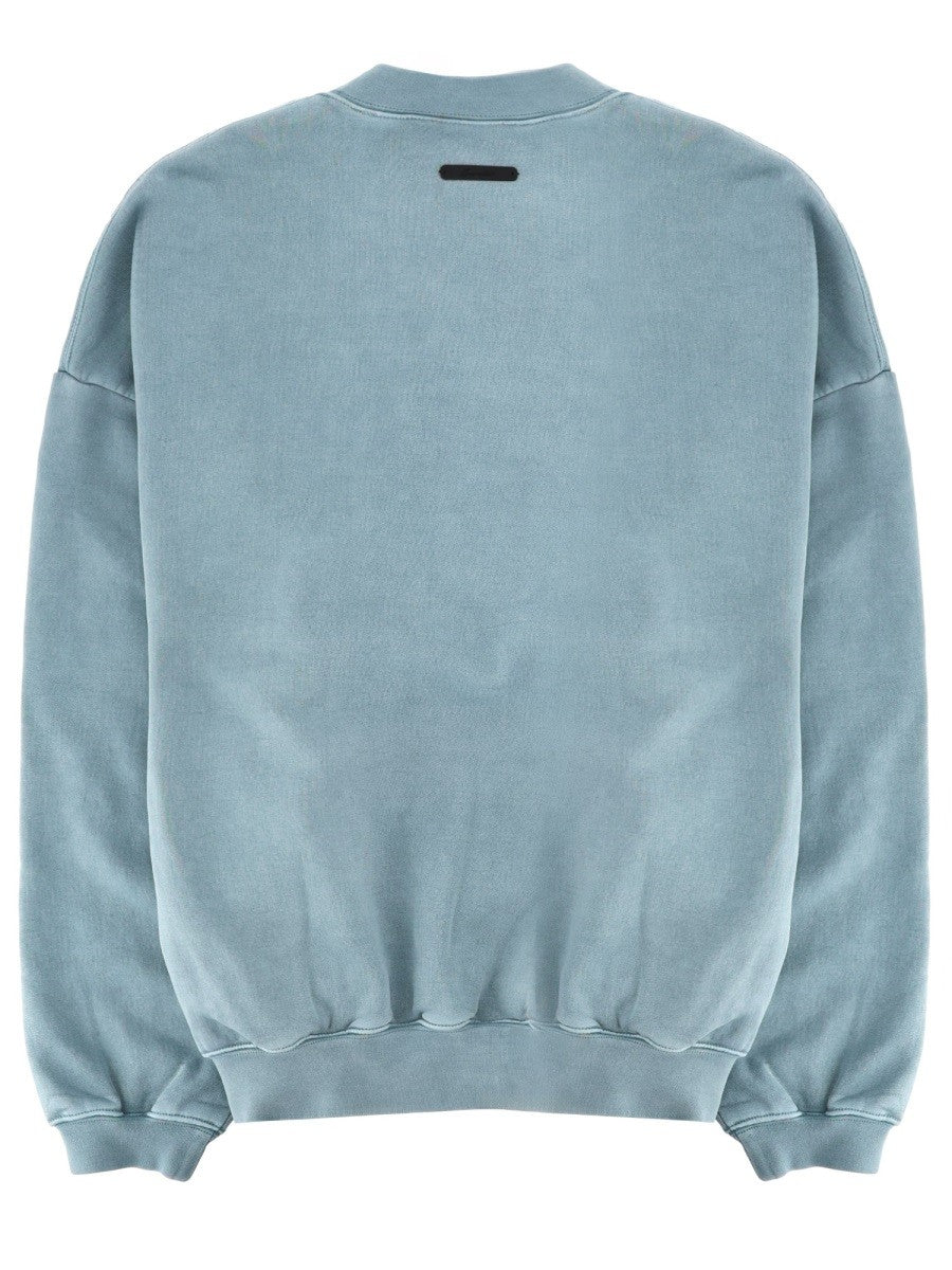 FEAR OF GOD ESSENTIALS - Man - Blue - Sweatshirt