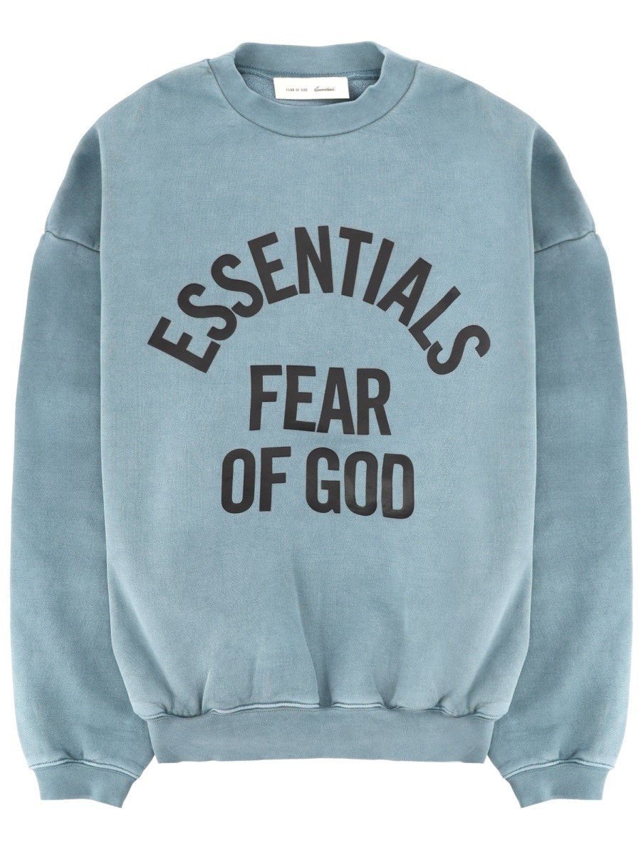 FEAR OF GOD ESSENTIALS - Man - Blue - Sweatshirt