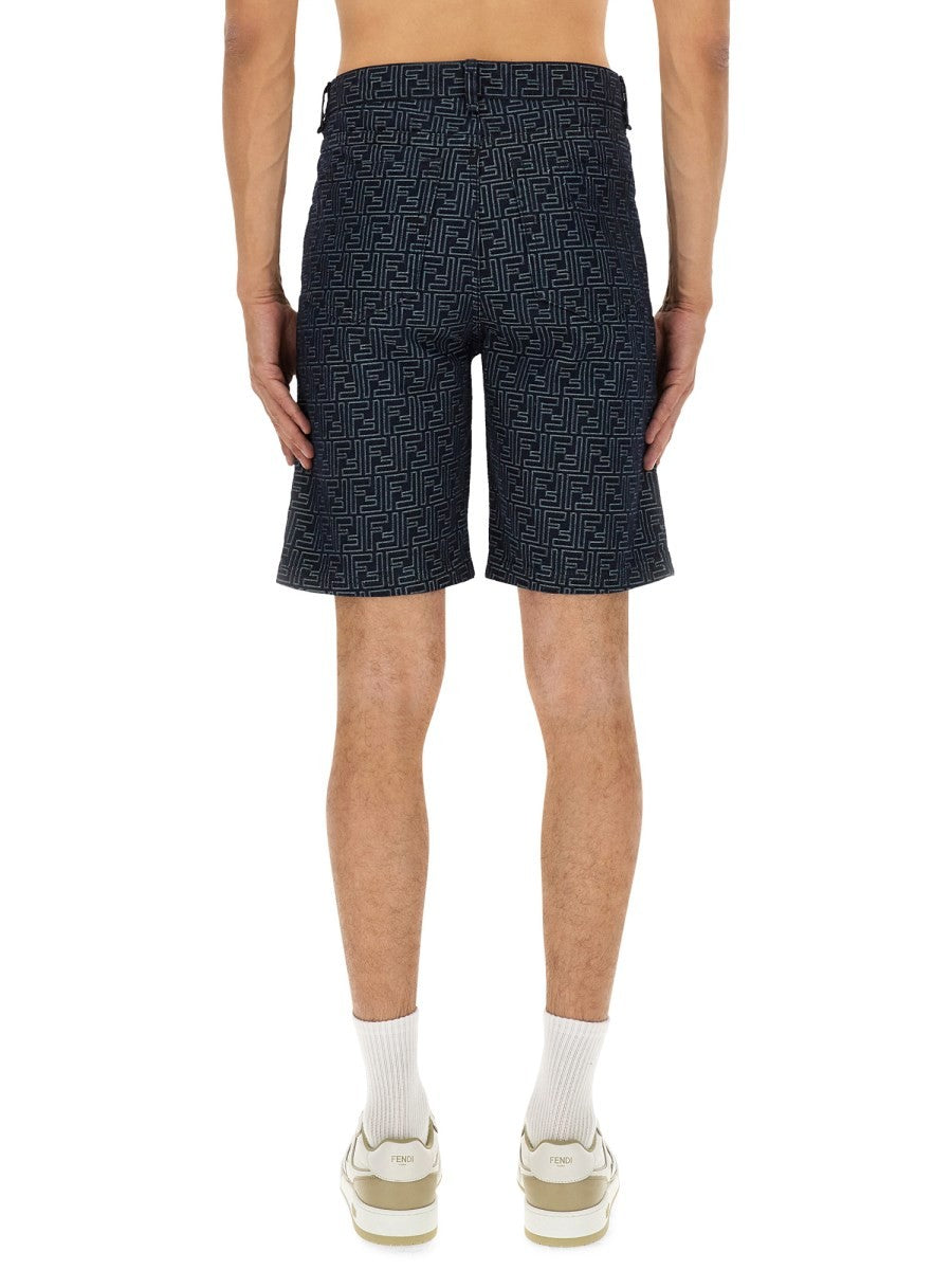 Fendi - Man - Blue - Shorts