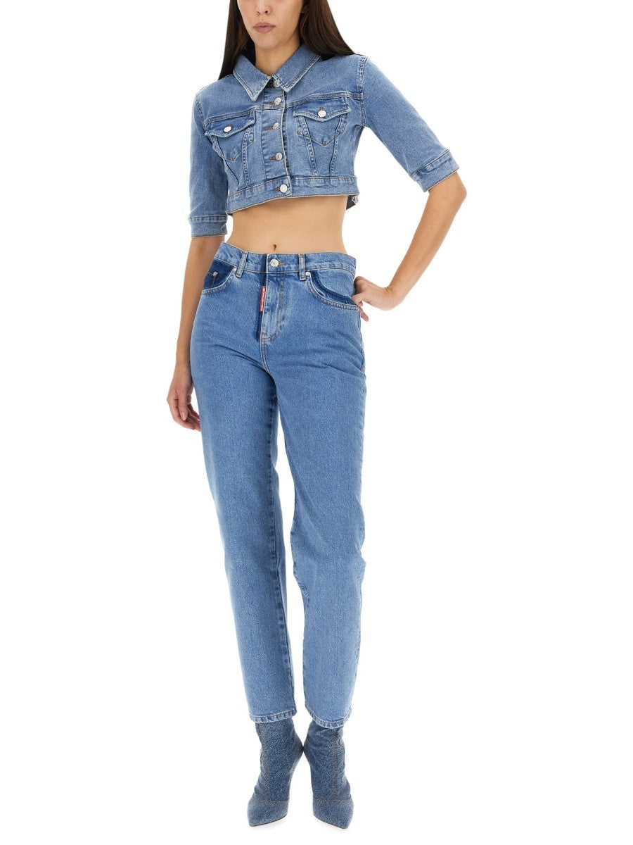MOSCHINO JEANS - Woman - Blue - Jeans