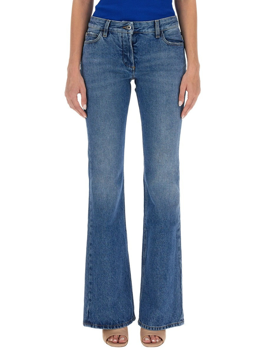 Off-white - Woman - Blue - Jeans