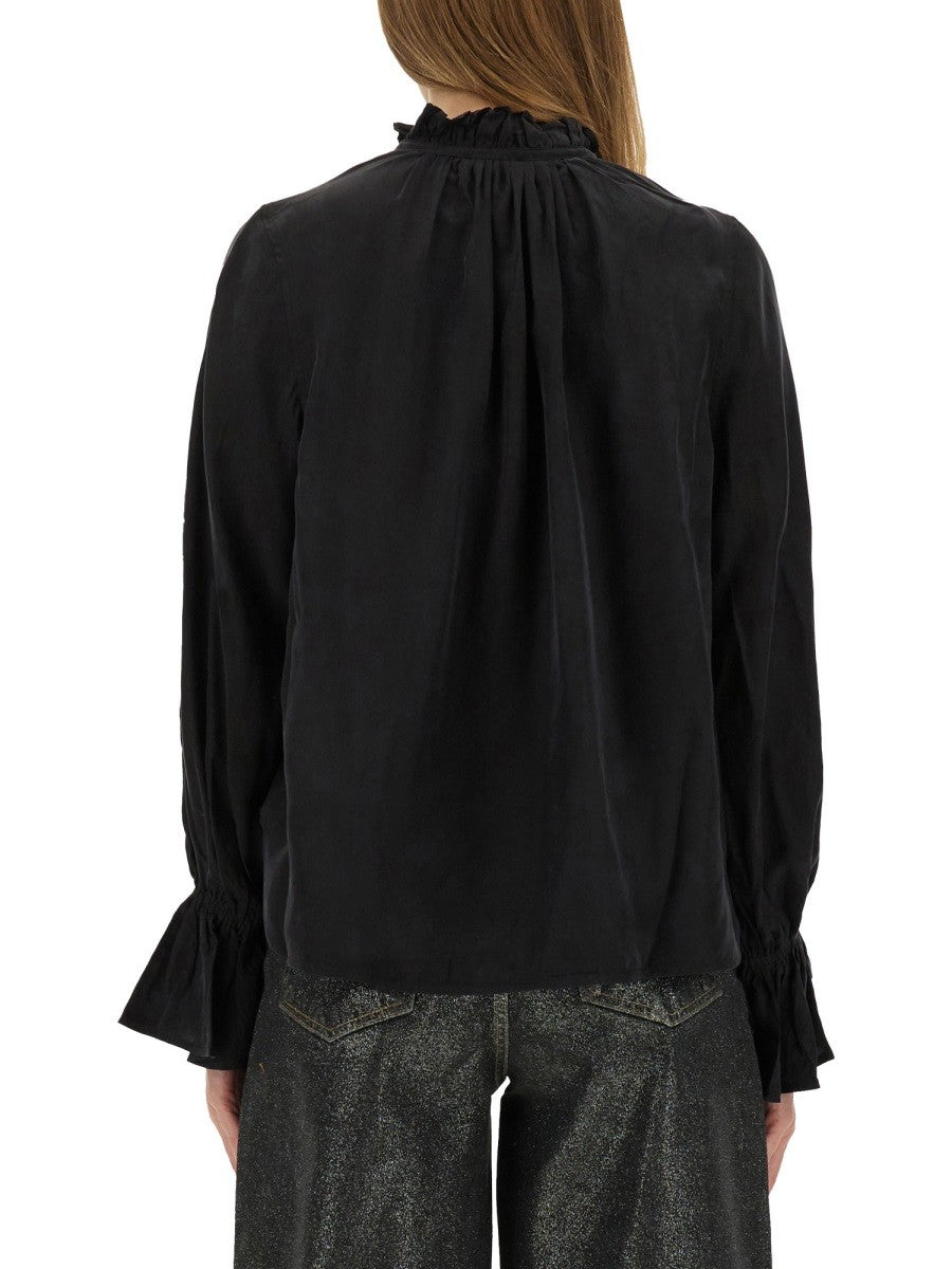 GANNI - Woman - Black - Shirt