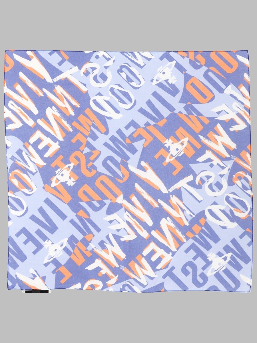 Vivienne Westwood - Woman - Blue - Scarf