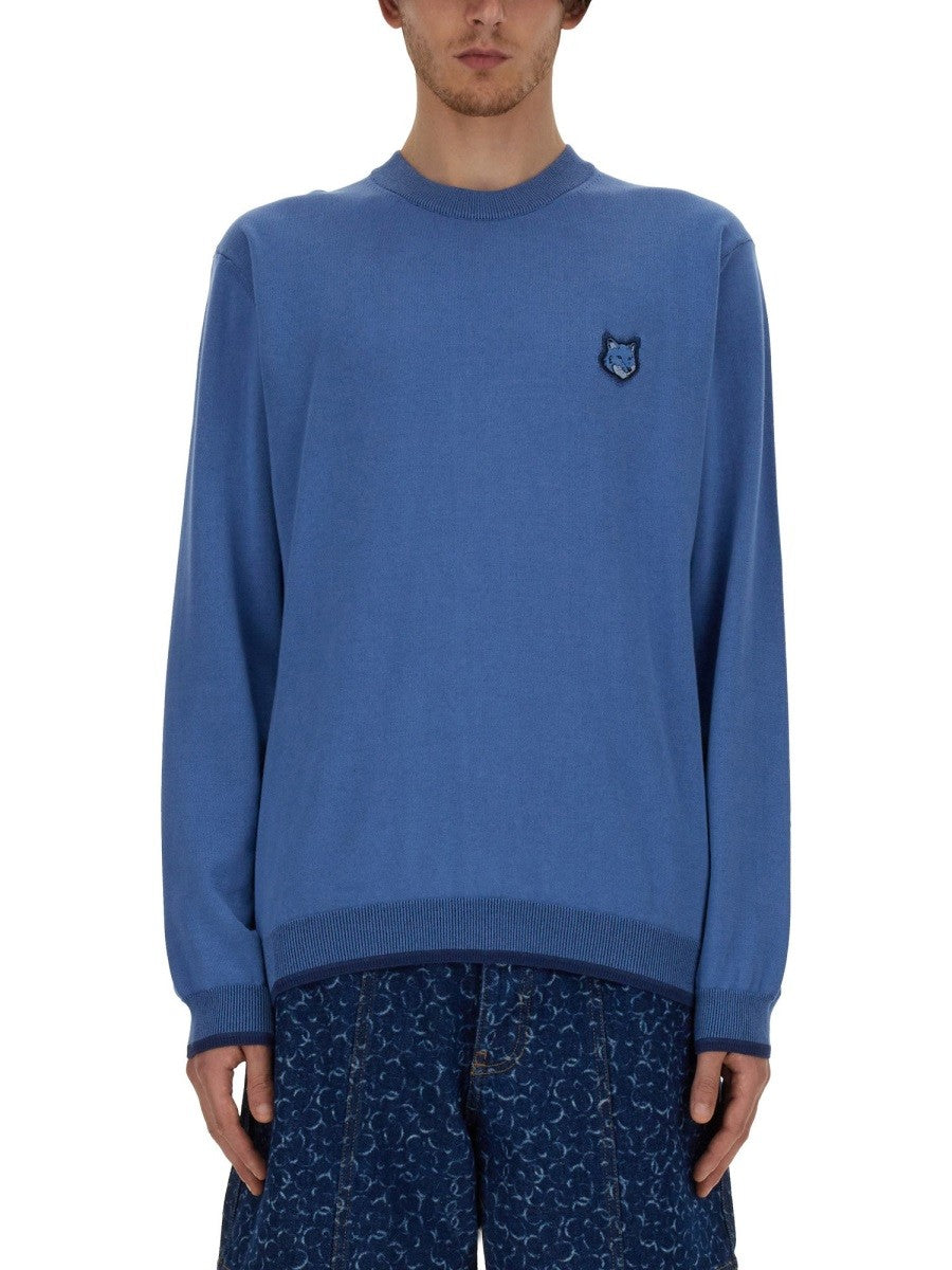 Maison Kitsune - Man - Blue - Sweater