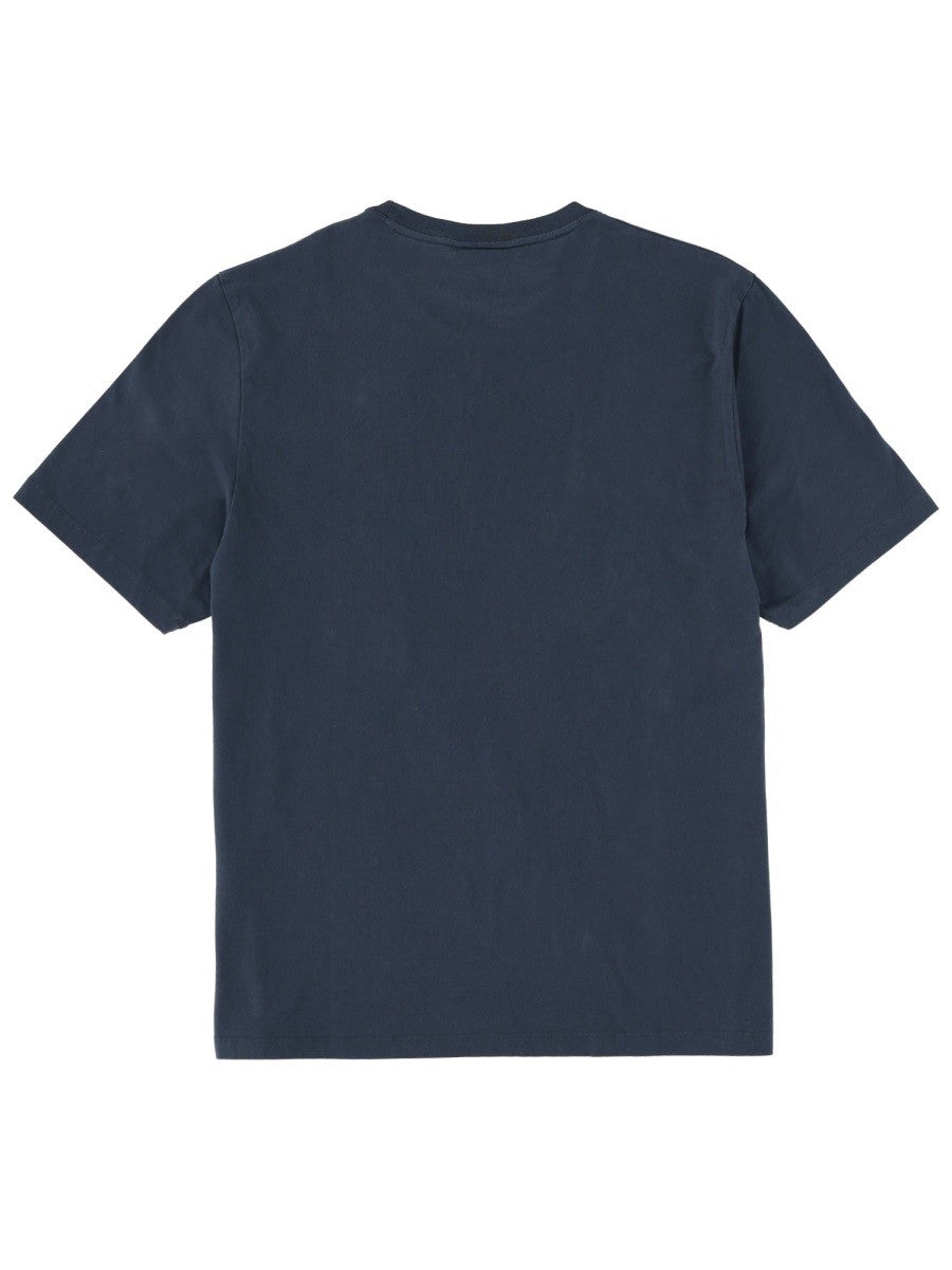 Maison Kitsune - Férfi - Kék - Póló