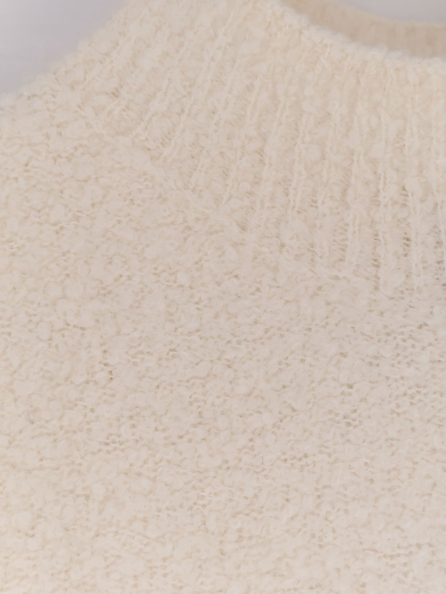 Boss - Női - Fehér - Kötött pulóver