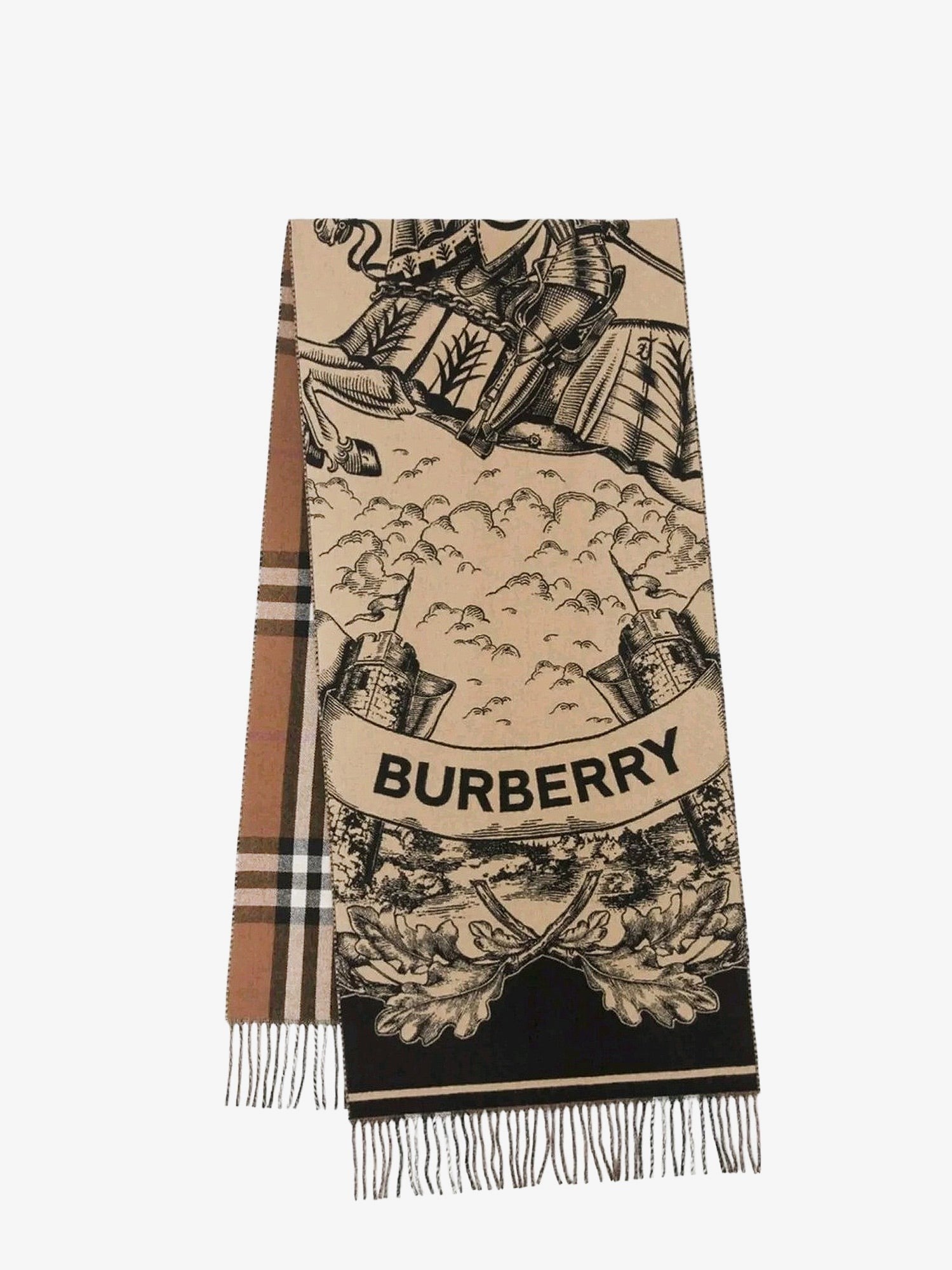Burberry - Unisex - Beige - Scarf