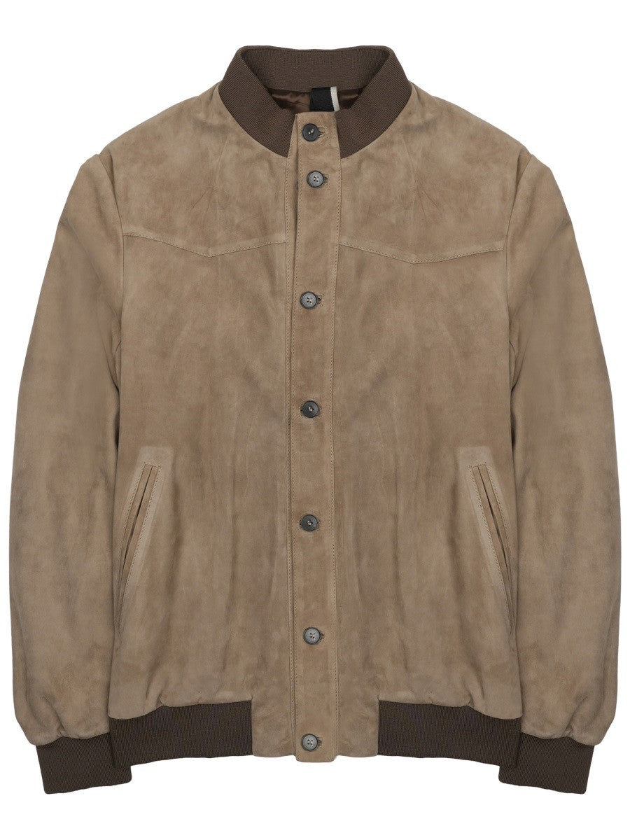 LOW BRAND - Man - Beige - Leather Jacket