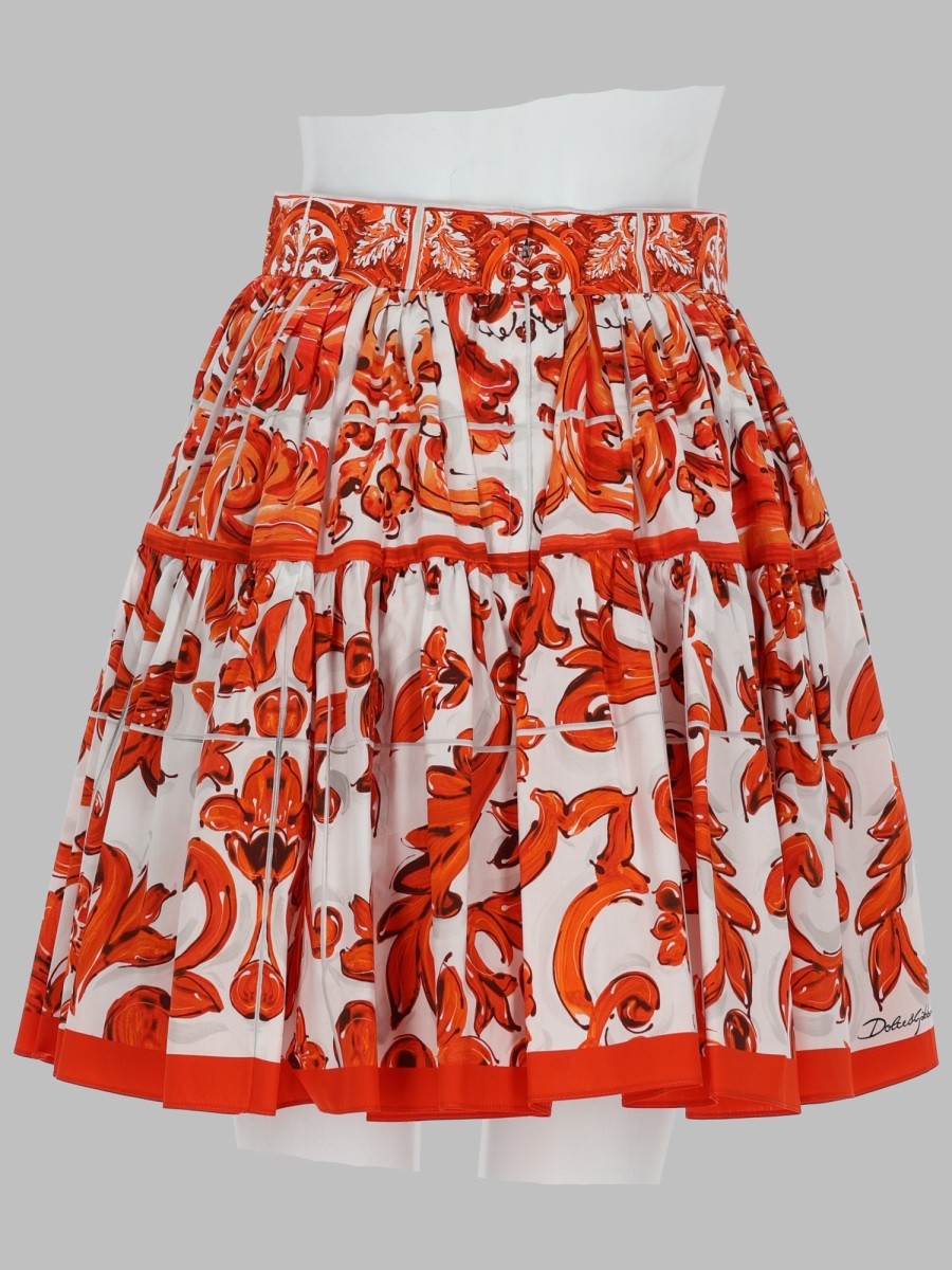 Dolce & Gabbana - Woman - Orange - Skirt