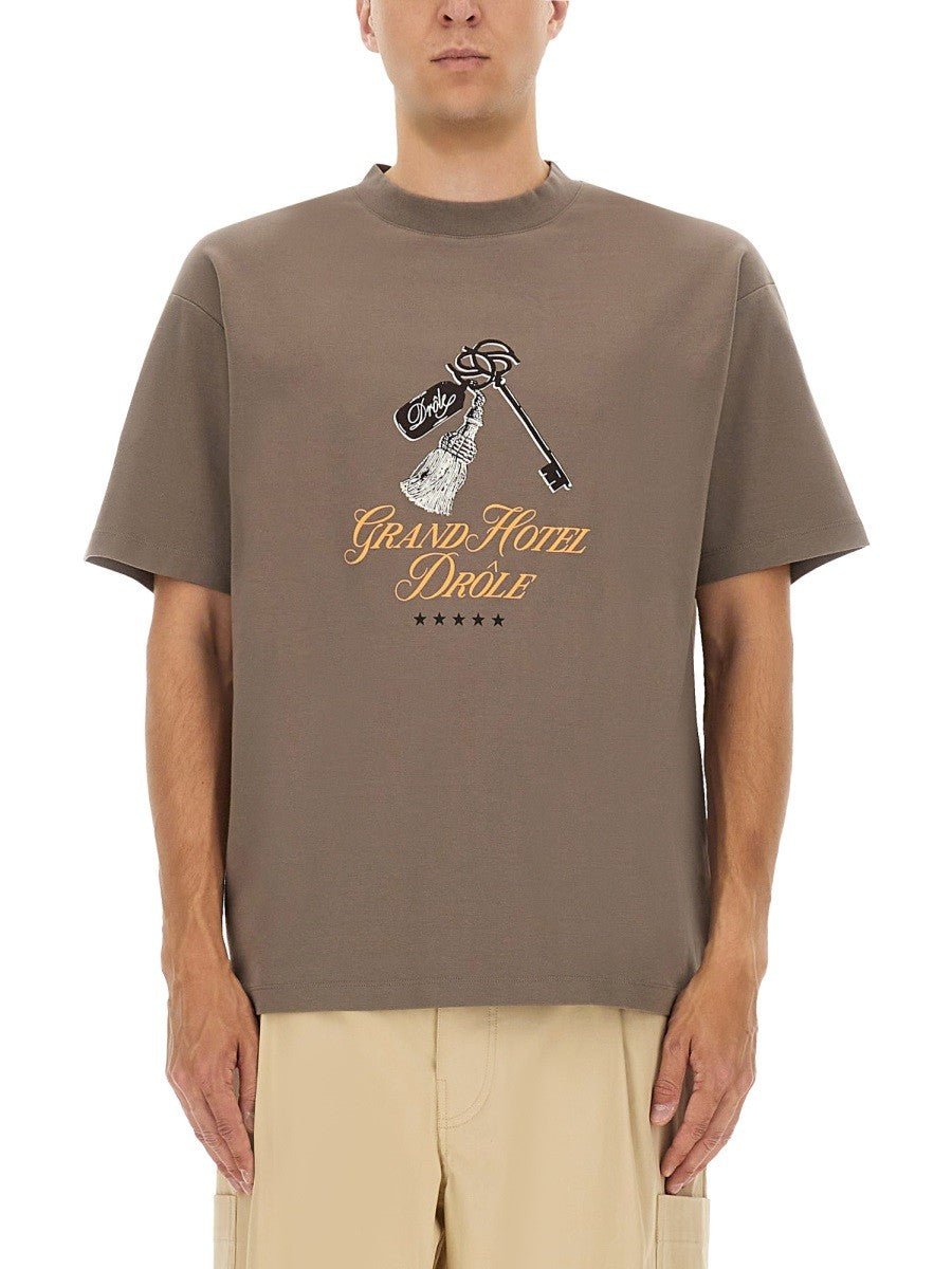 Drole De Monsieur - Man - Grey - T-shirt