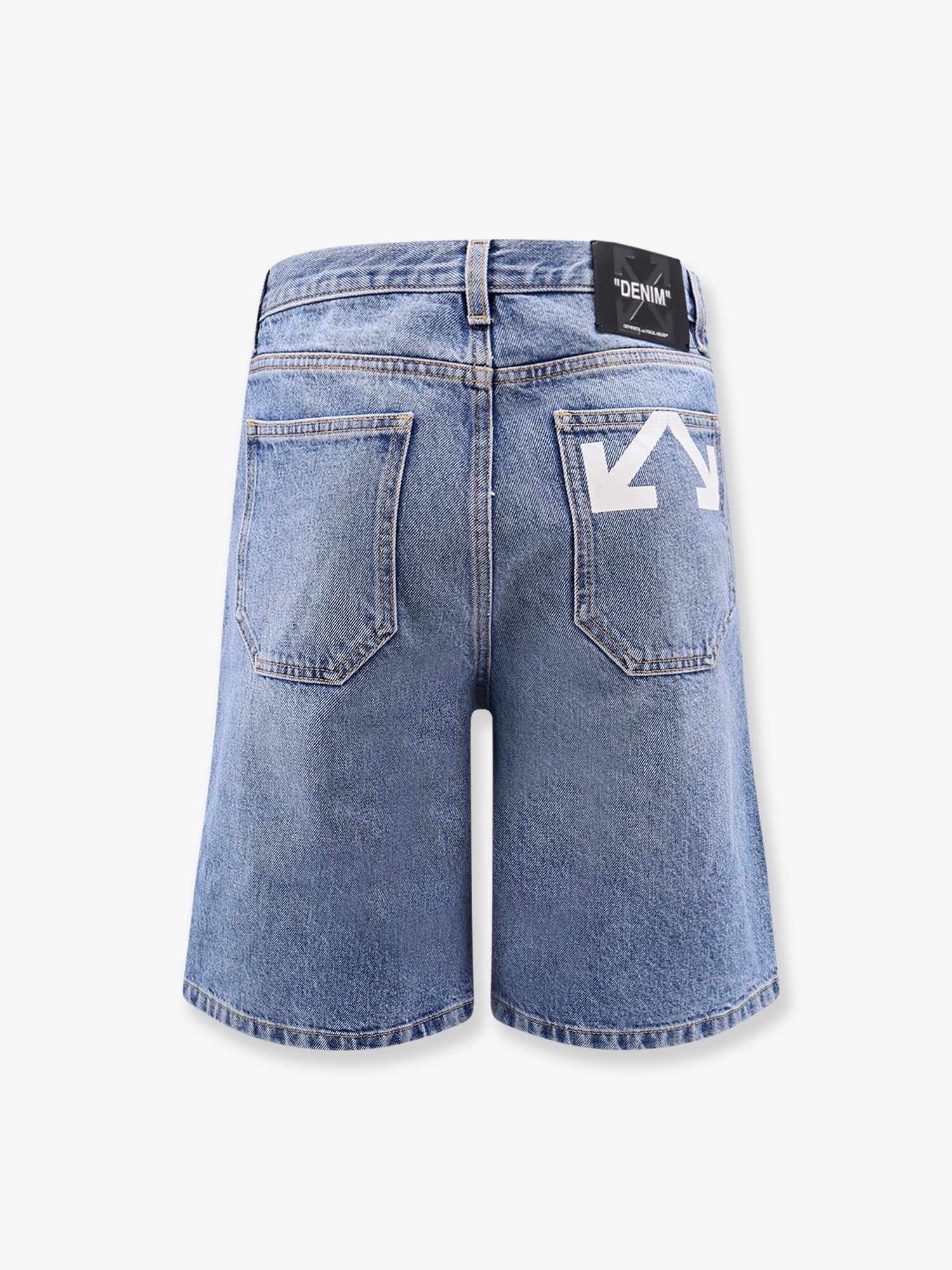 Off White - Man - Blue - Shorts