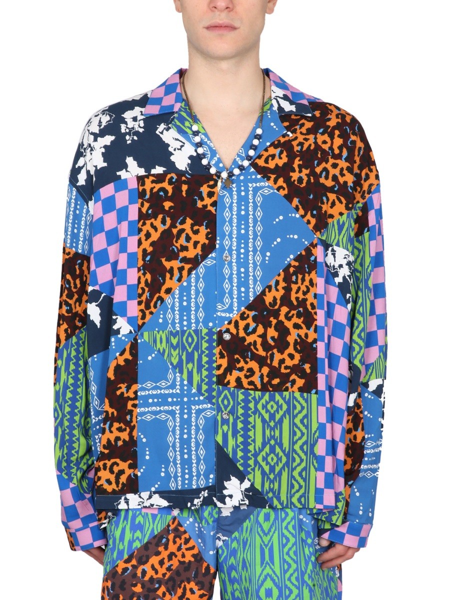 MARCELO BURLON COUNTY OF MILAN - Man - Blue - Shirt