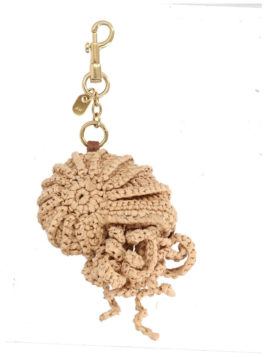 ANYA HINDMARCH - Woman - Beige - Key Holder