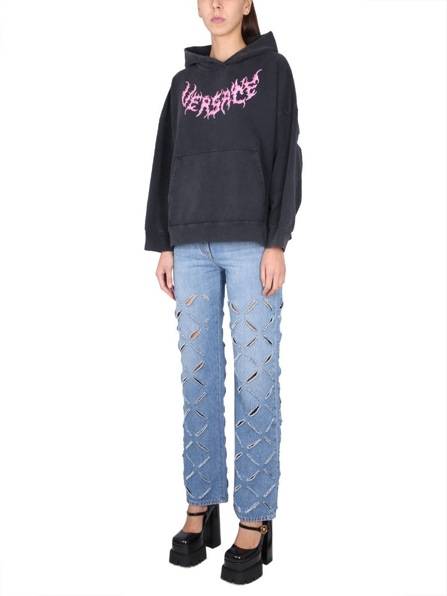 Versace - Woman - Black - Sweatshirt