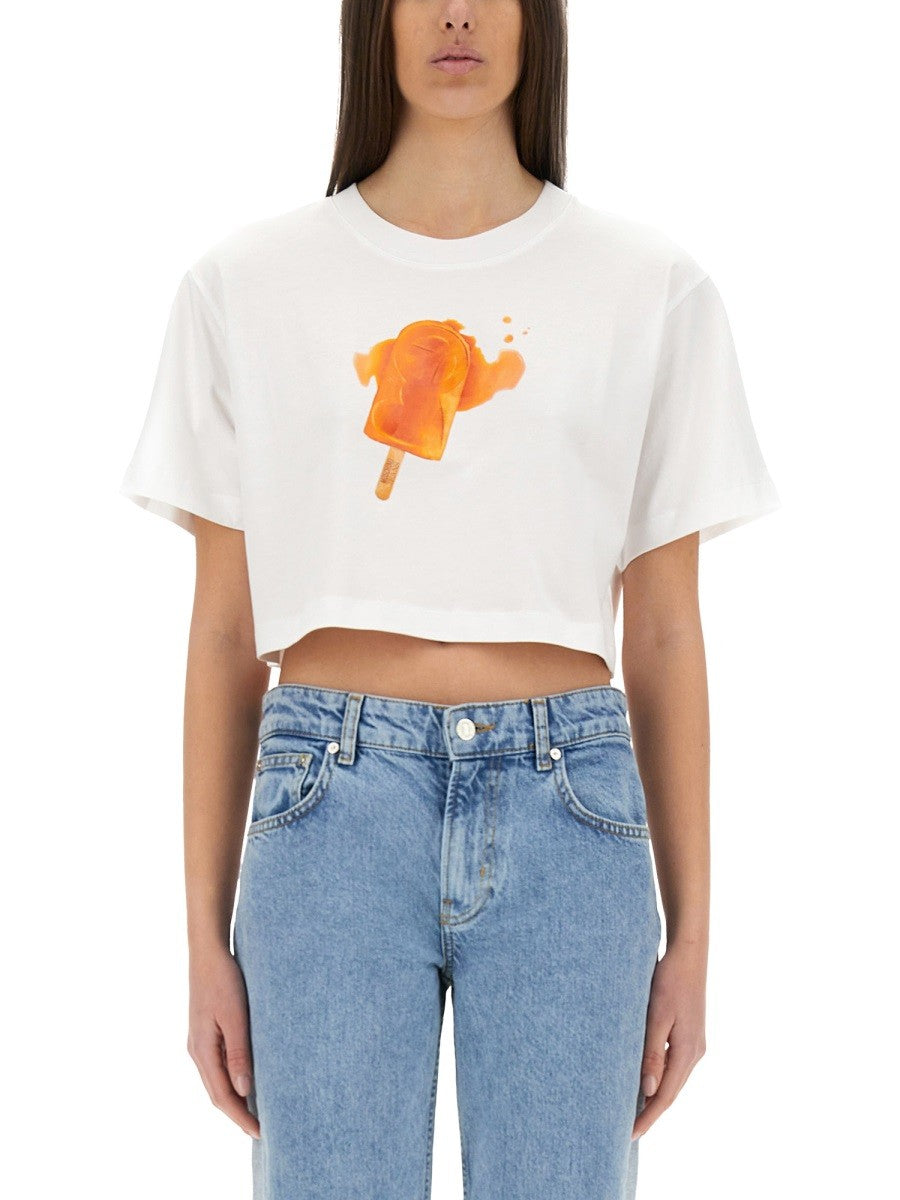 MOSCHINO JEANS - Woman - White - T-shirt