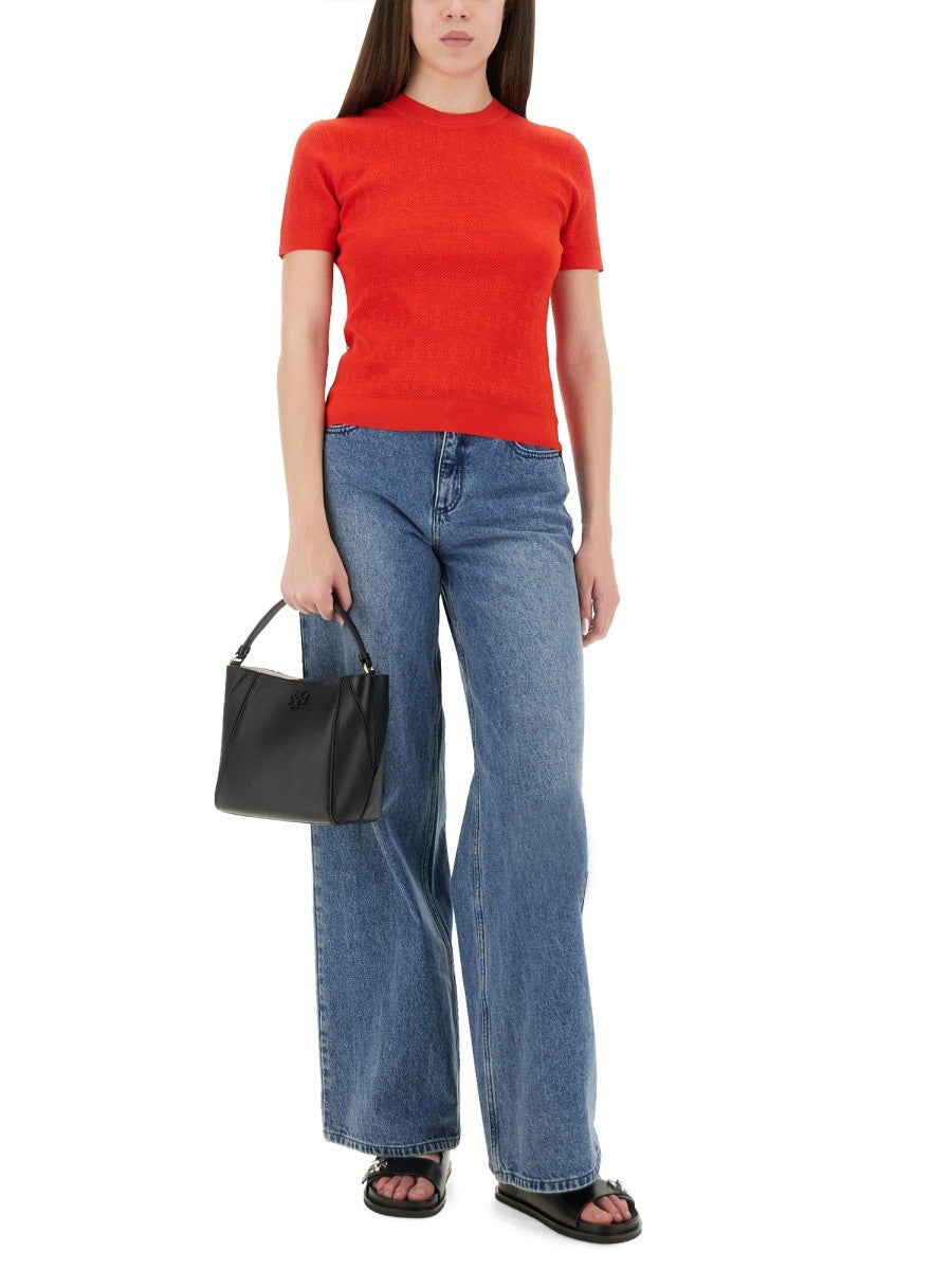 Tory Burch - Női - Piros - Pulóver