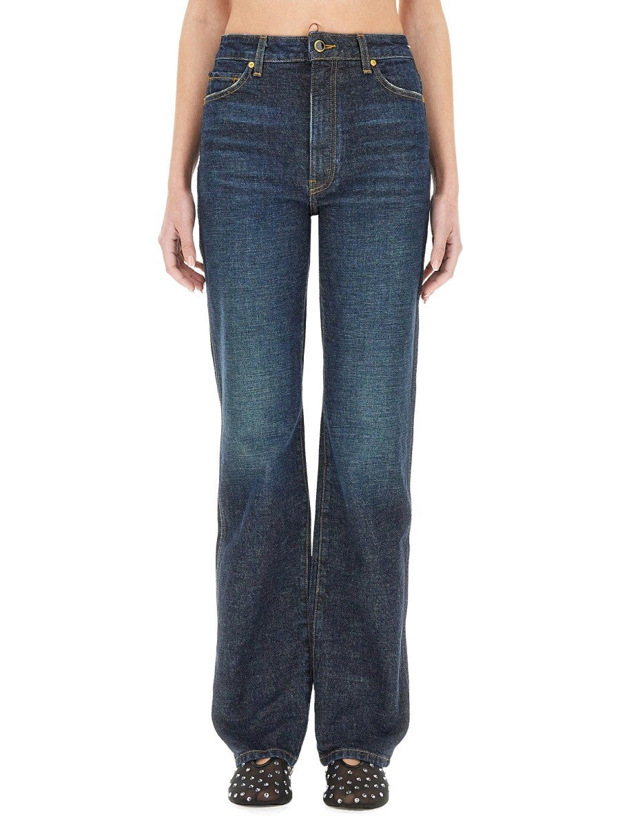 KHAITE - Woman - Blue - Jeans