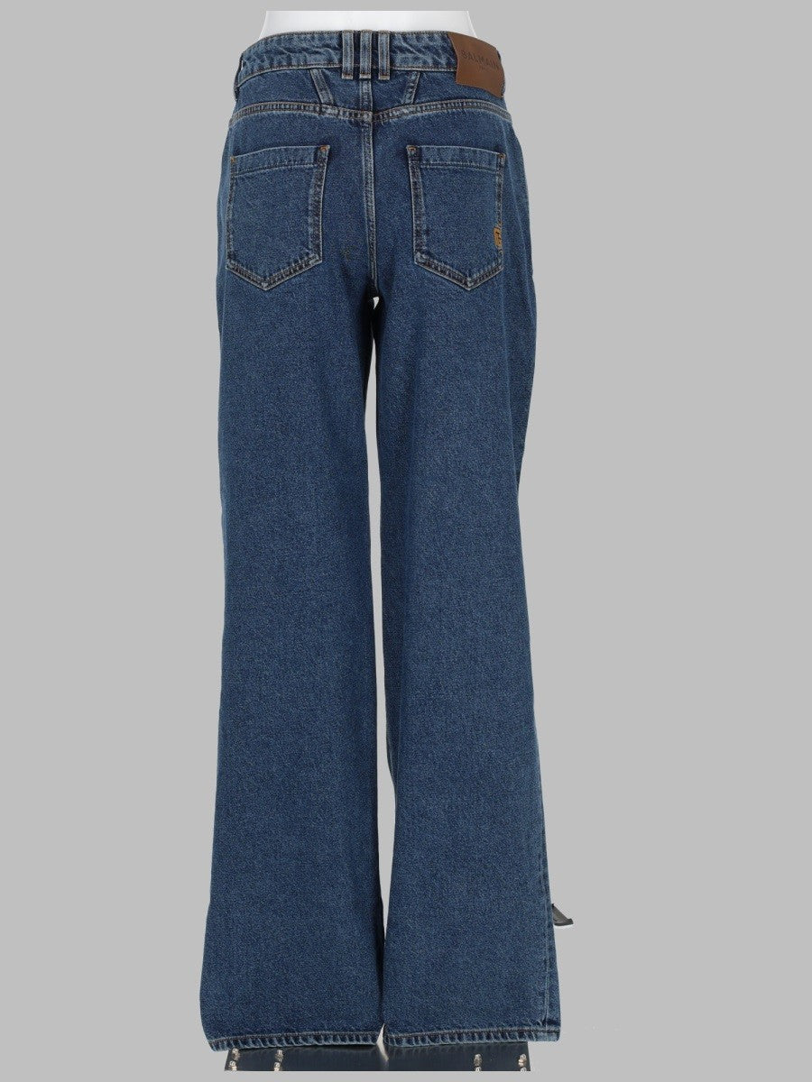 Balmain - Woman - Blue - Jeans