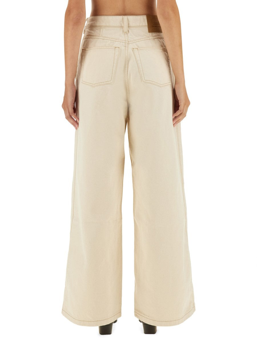 AMI PARIS - Woman - Beige - Jeans