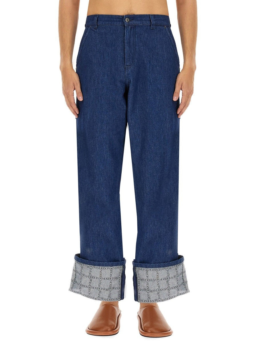 jw anderson - Man - Blue - Jeans